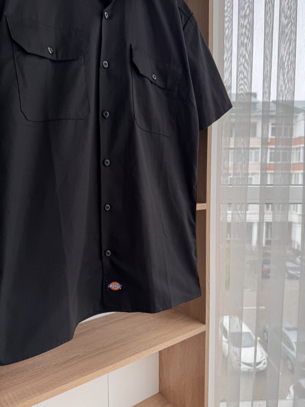 Dickies × Vintage Vintage Dickies Genuine Black Pockets Short Sleeved Shirt Size US S / EU 44-46 / 1 - 5 Thumbnail