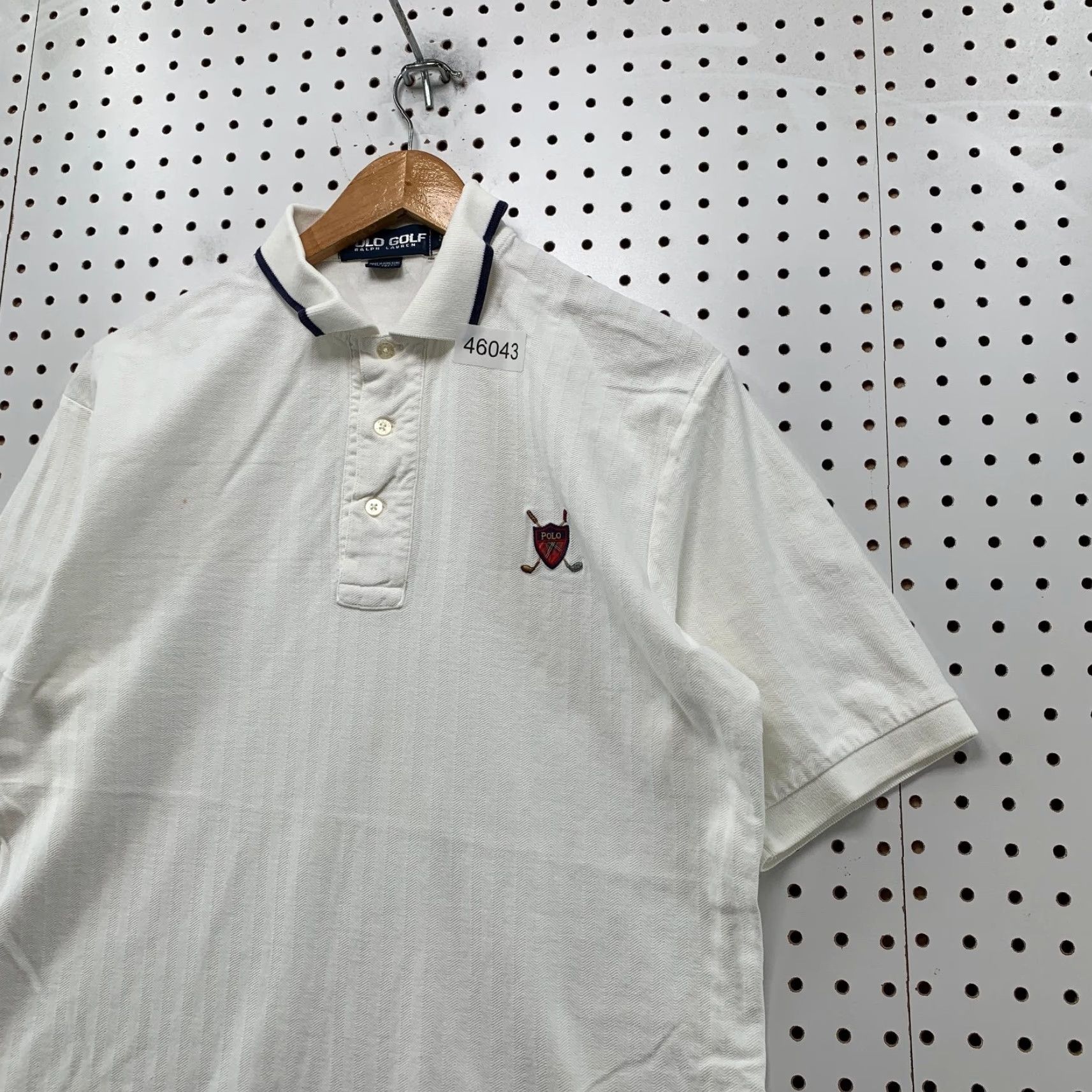 Polo Ralph Lauren VINTAGE Polo Ralph Lauren Polo Shirt Mens M White Golf Crest Preppy 90s Size US M / EU 48-50 / 2 - 4 Thumbnail