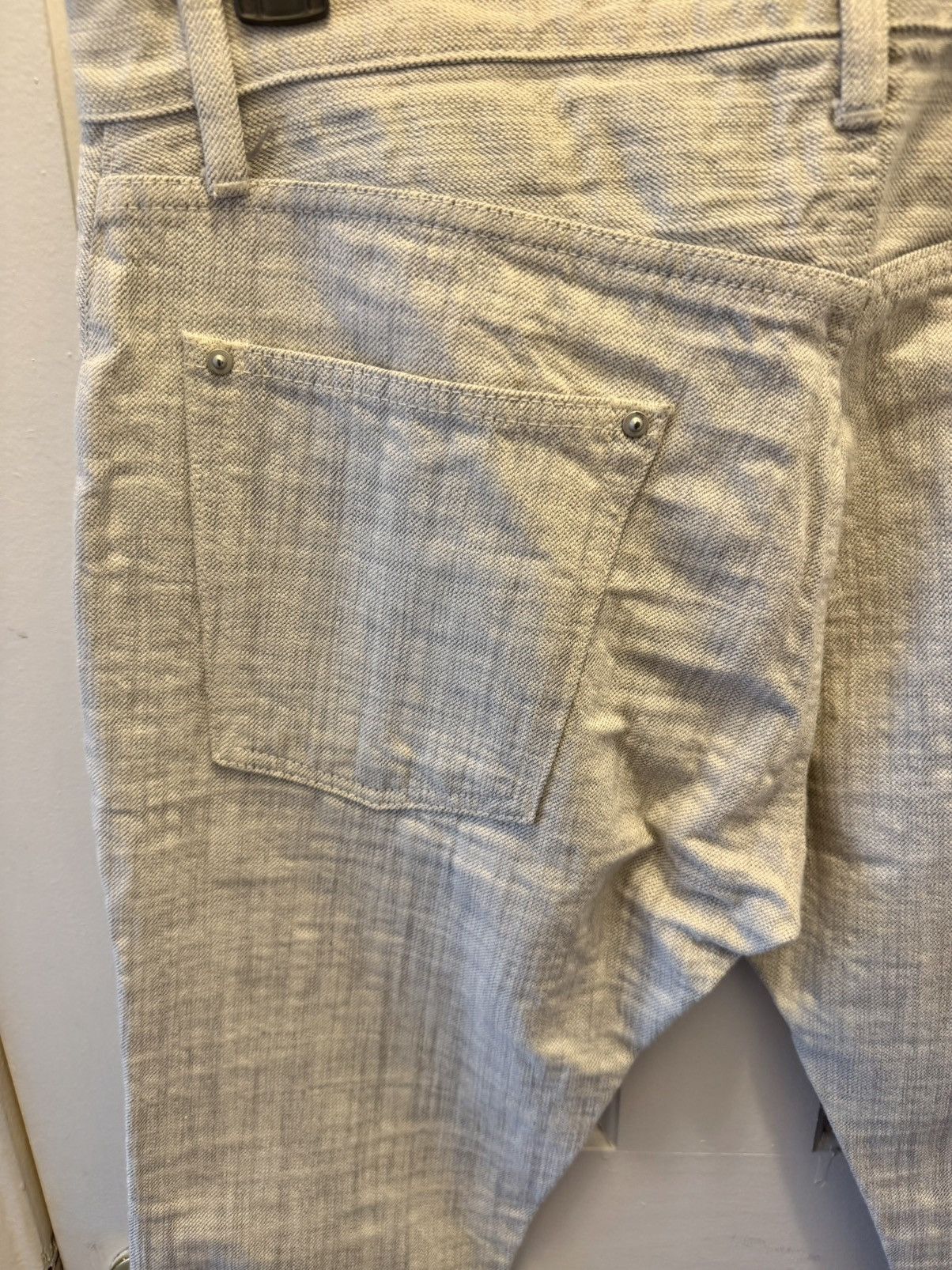 Nom De Guerre Like New! Vintage Linen/Cotton Japanese Denim Size US 34 / EU 50 - 8 Thumbnail