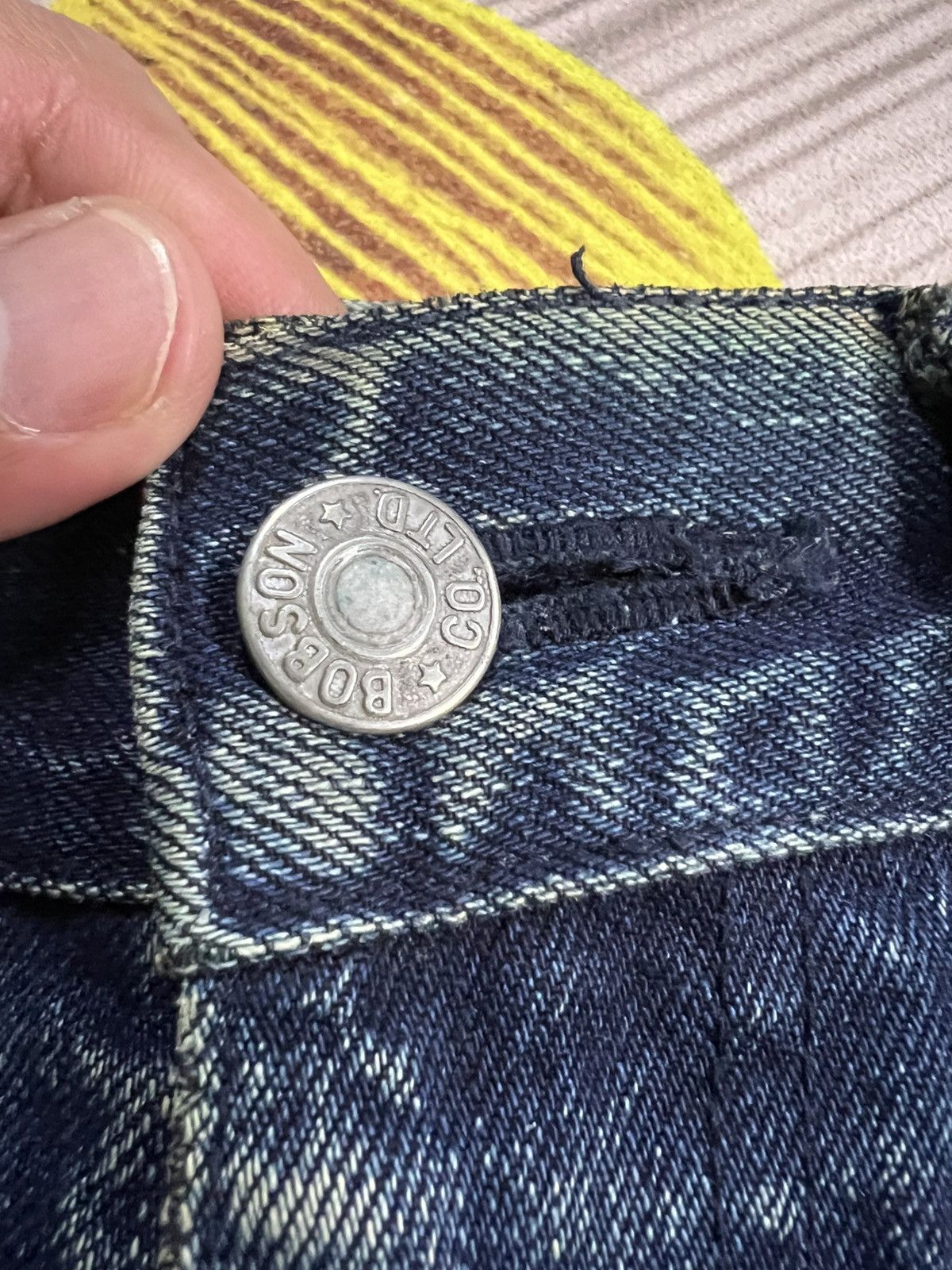 If Six Was Nine × Le Grande Bleu (L.G.B.) 💥BAGGY💥VINTAGE 90’s STYLE BOBSON DISTRESS JEANS Size US 29 - 7 Thumbnail