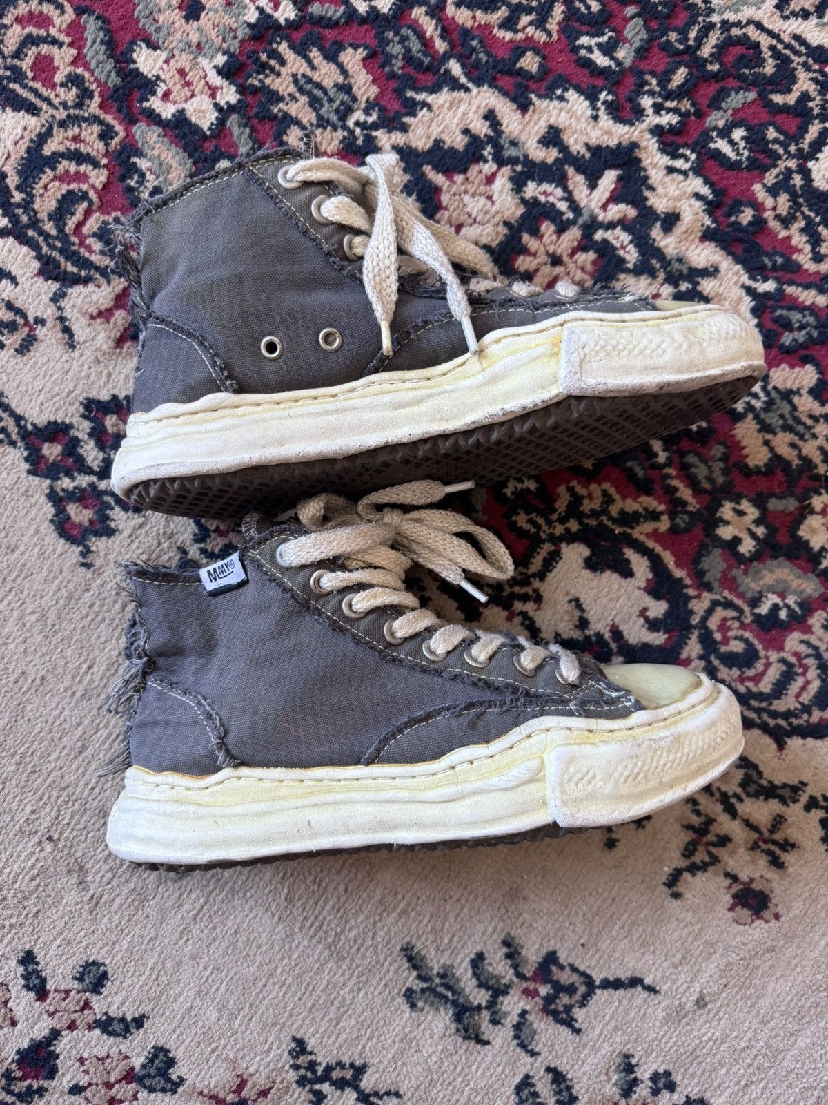 Maison MIHARA YASUHIRO (Over dyed ) Maison Mihara Yasuhiro Hi- Top Size US 9 / EU 42 - 7 Thumbnail