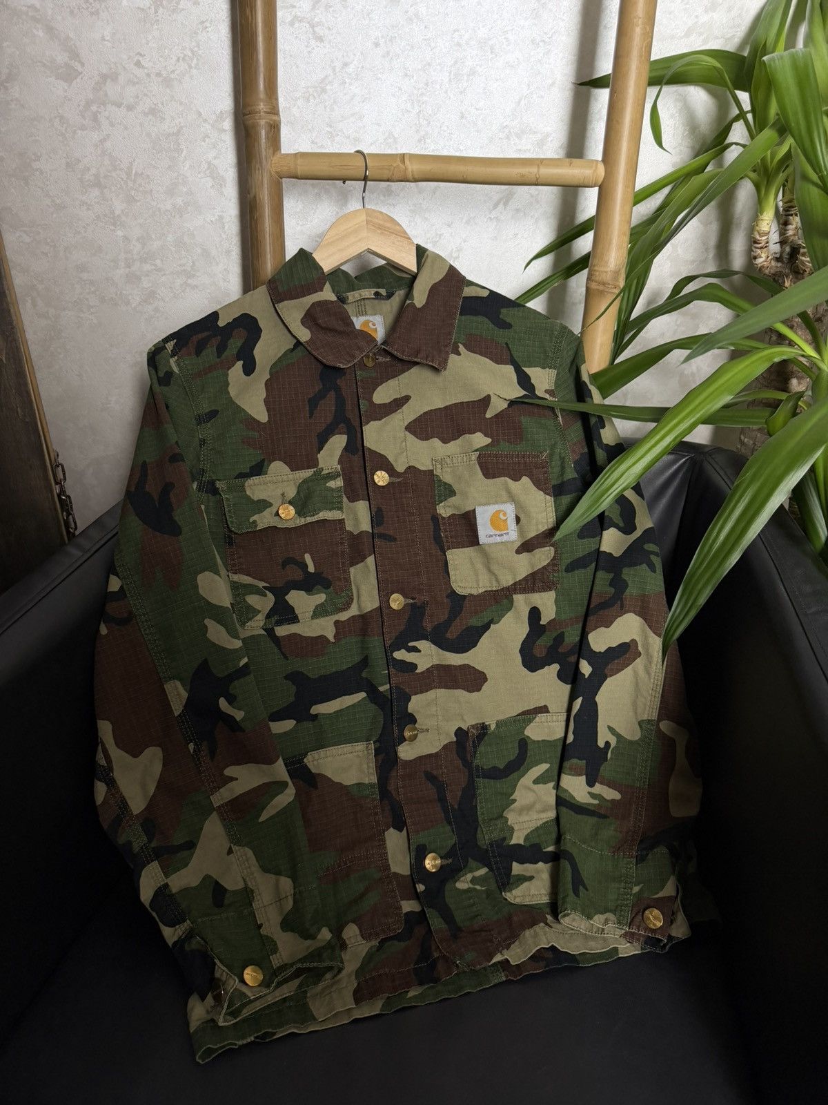 Carhartt Carhartt Camo Overshirt Jacket Size US S / EU 44-46 / 1 - 5 Thumbnail