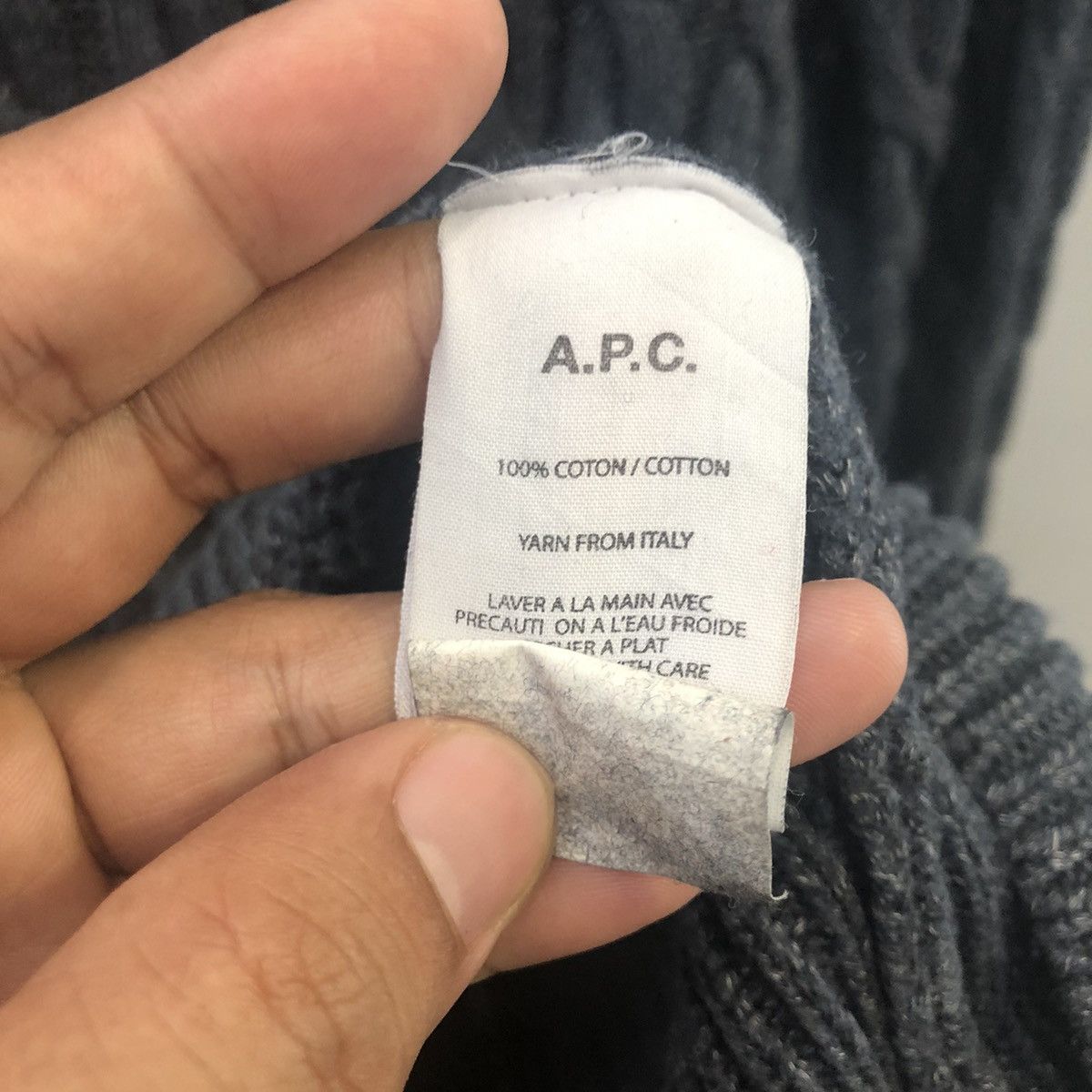 A.P.C. APC RUE MADAME PARIS SWEATER ITALIAN YARN Size US S / EU 44-46 / 1 - 6 Thumbnail