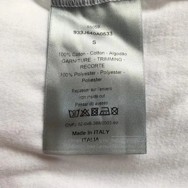Dior Dior White Cotton Men's T-Shirt . Size US S / EU 44-46 / 1 - 7 Thumbnail