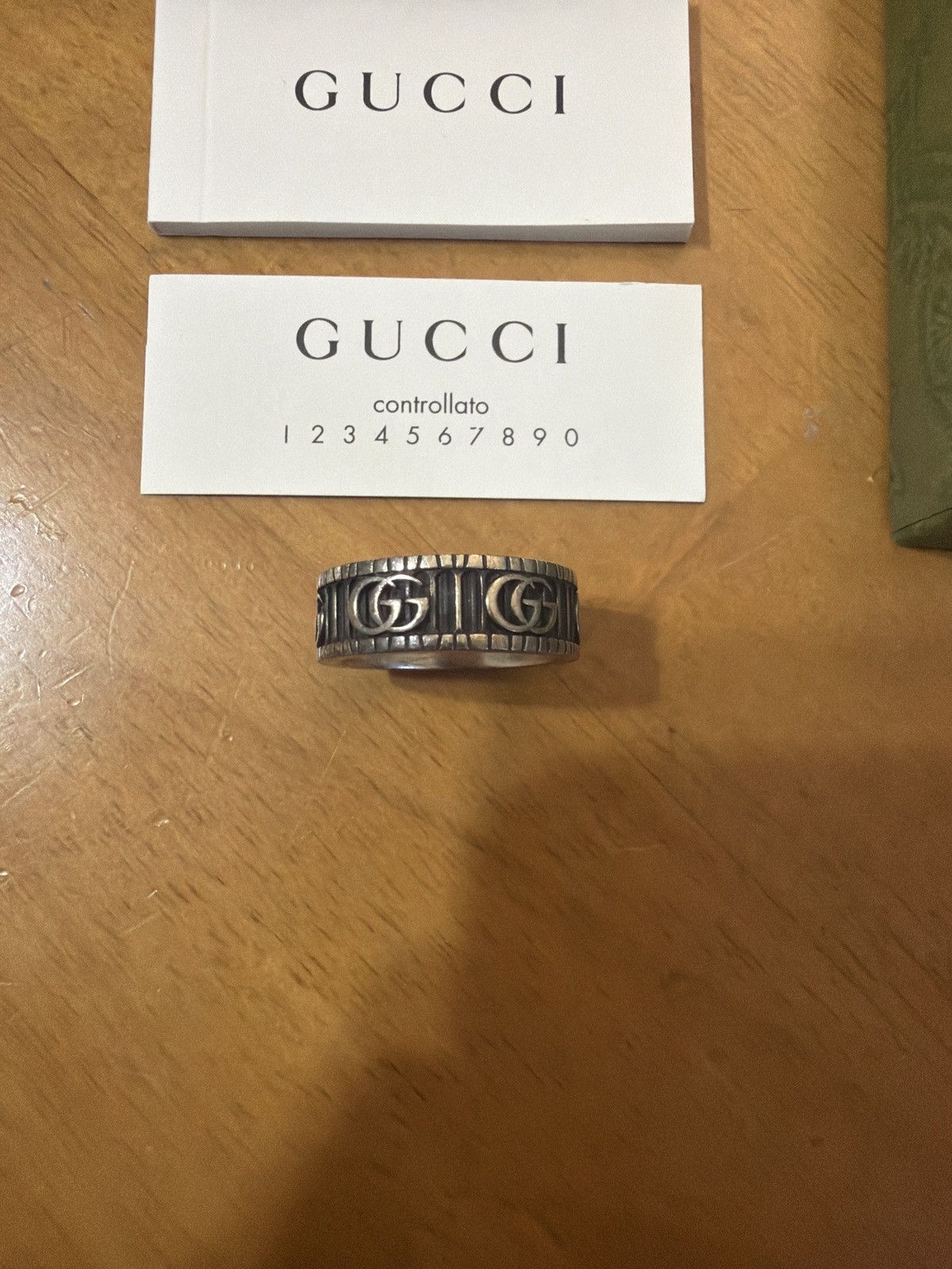 Gucci Gucci GG Marmont Wide Ring Size ONE SIZE - 10 Thumbnail