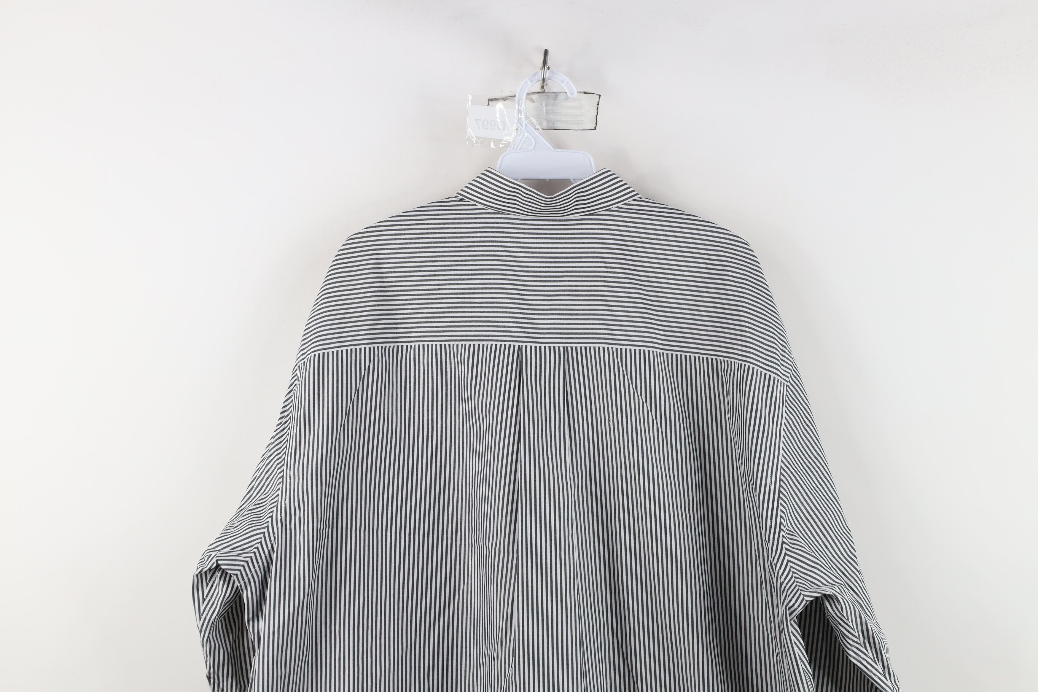 Vintage Vintage 90s Ohio State University Striped Button Down Shirt Size US XL / EU 56 / 4 - 13 Thumbnail