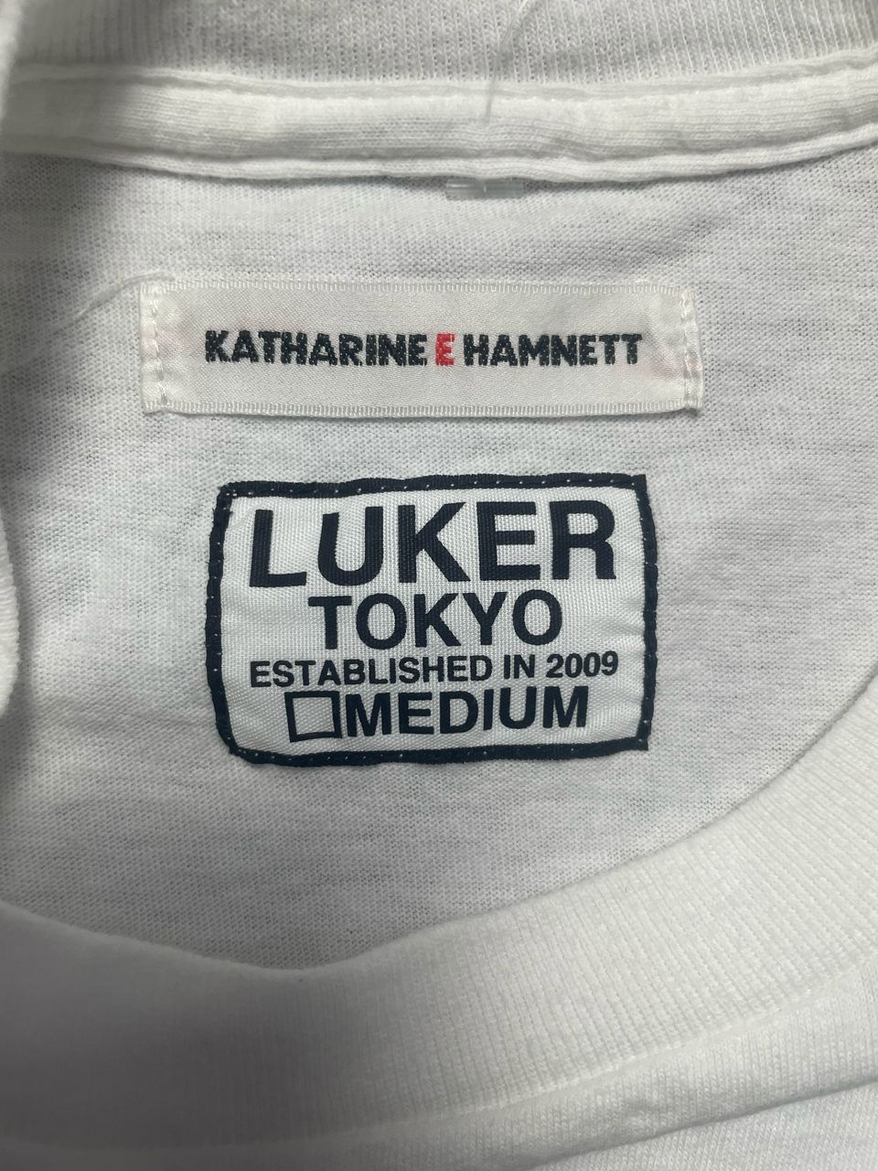 Katharine Hamnett London × Neighborhood Leader Suck by Luker Japan X Katharine E Hamnett Tshirt Size US M / EU 48-50 / 2 - 4 Thumbnail