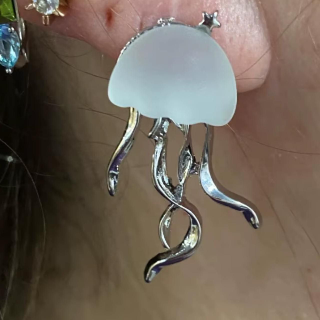 Other Retro Jellyfish Earrings Size ONE SIZE - 2 Thumbnail