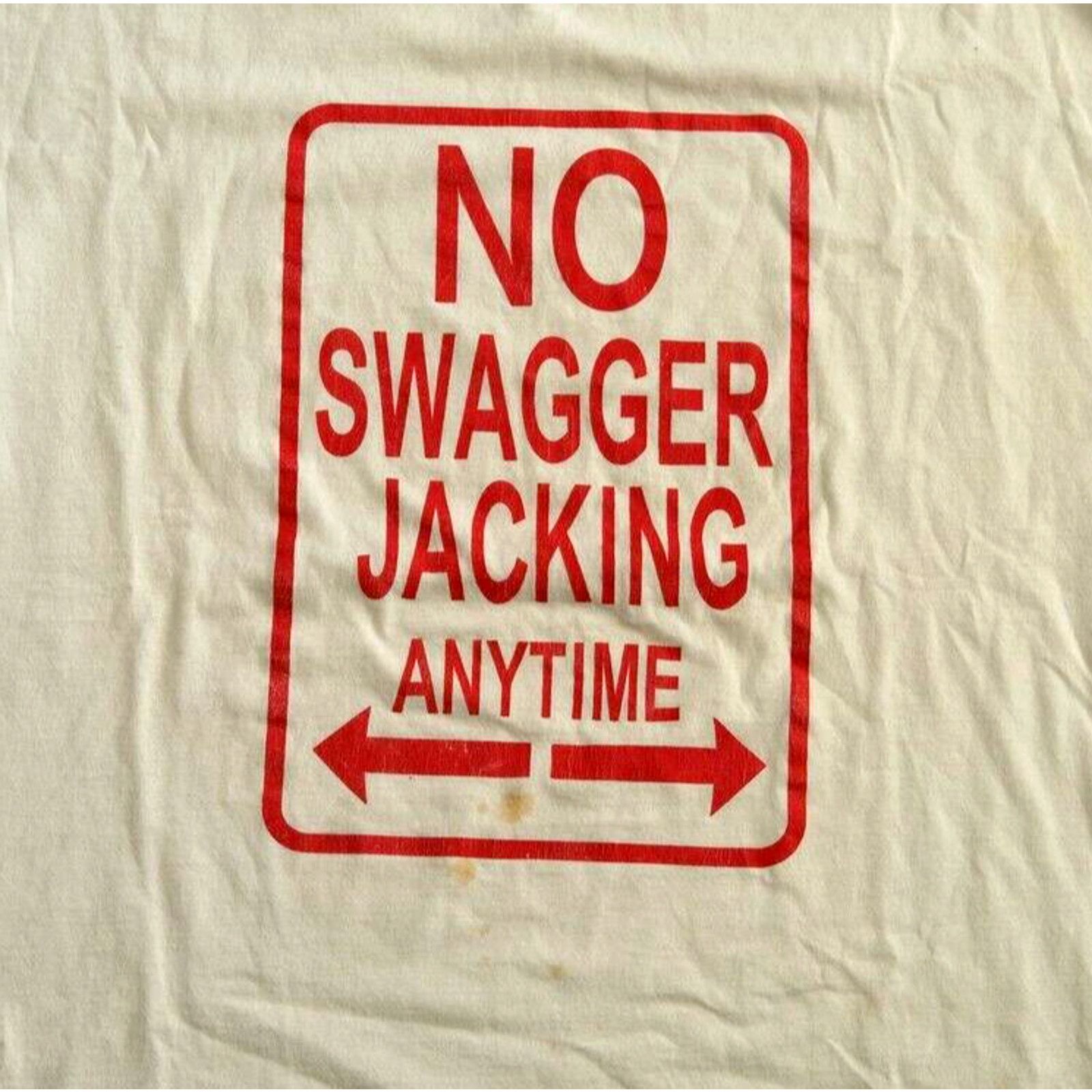 Other Vintage Ocean Bay No Swagger Jacking Drip Shirt Large White Size US L / EU 52-54 / 3 - 1 Thumbnail