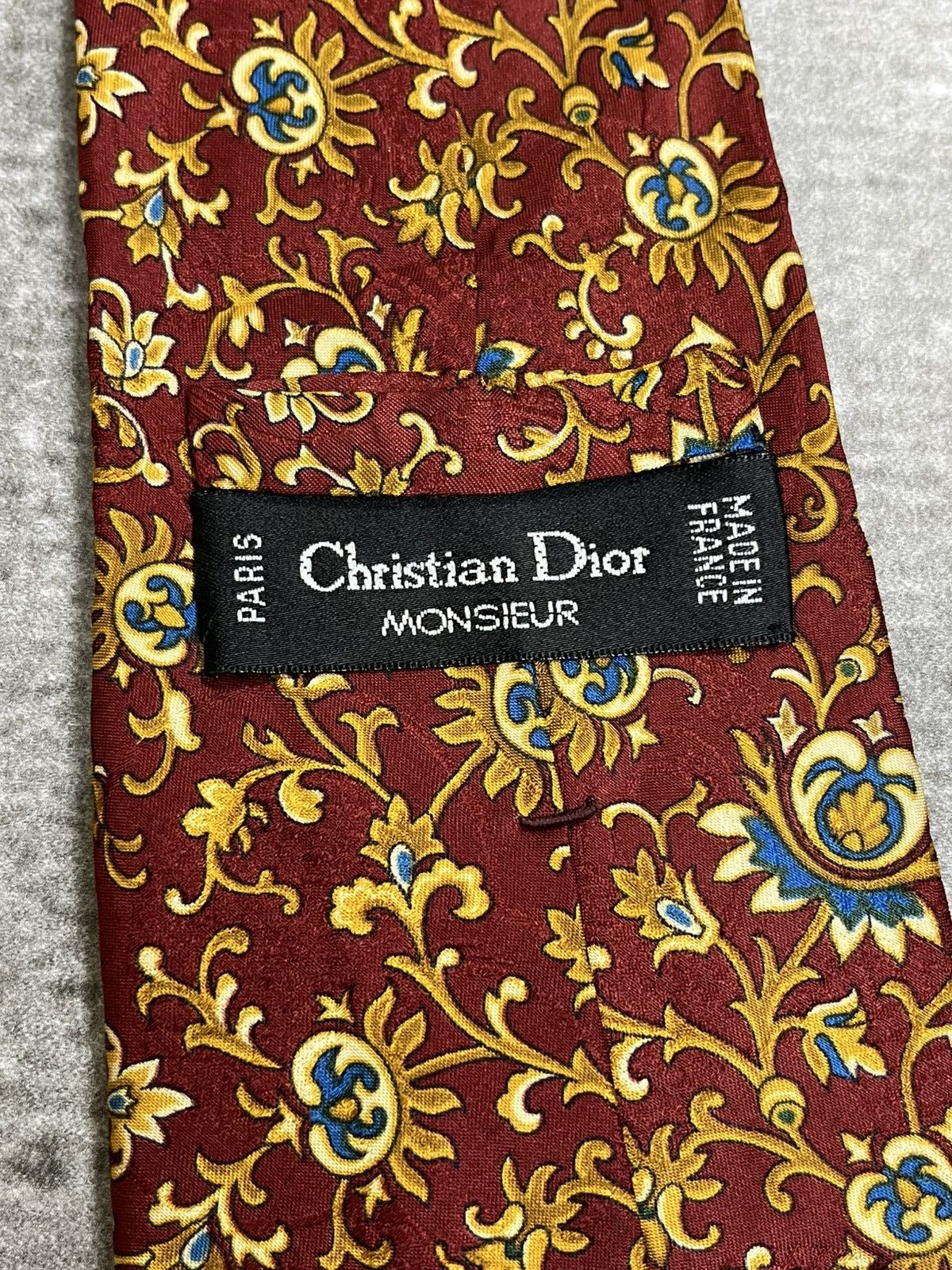 Christian Dior Monsieur Vintage Christian Dior Monsieur Silk Tie Size ONE SIZE - 5 Thumbnail