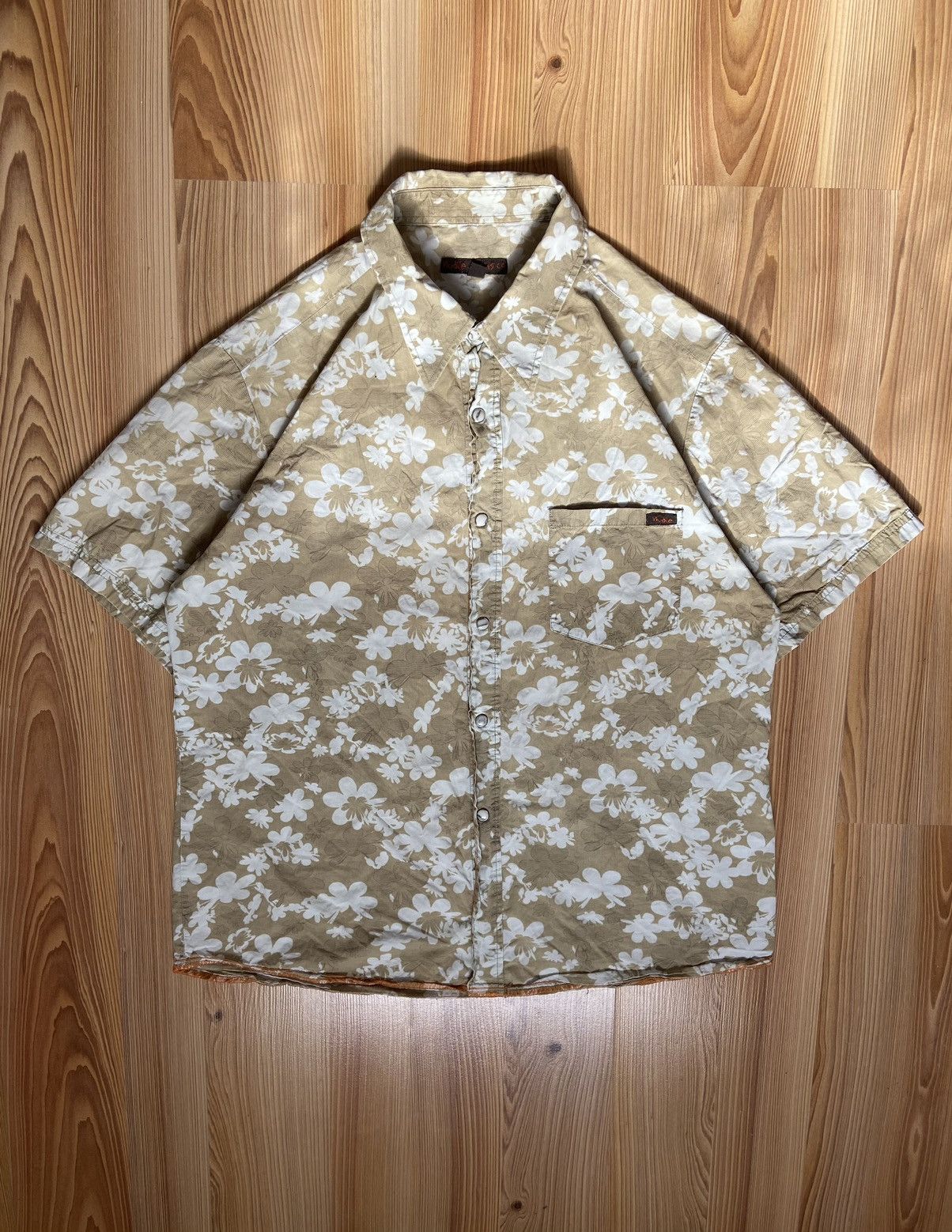 Nudie Jeans Nudie Jeans Co Floral Short Sleeve Shirt Size US M / EU 48-50 / 2 - 1 Thumbnail