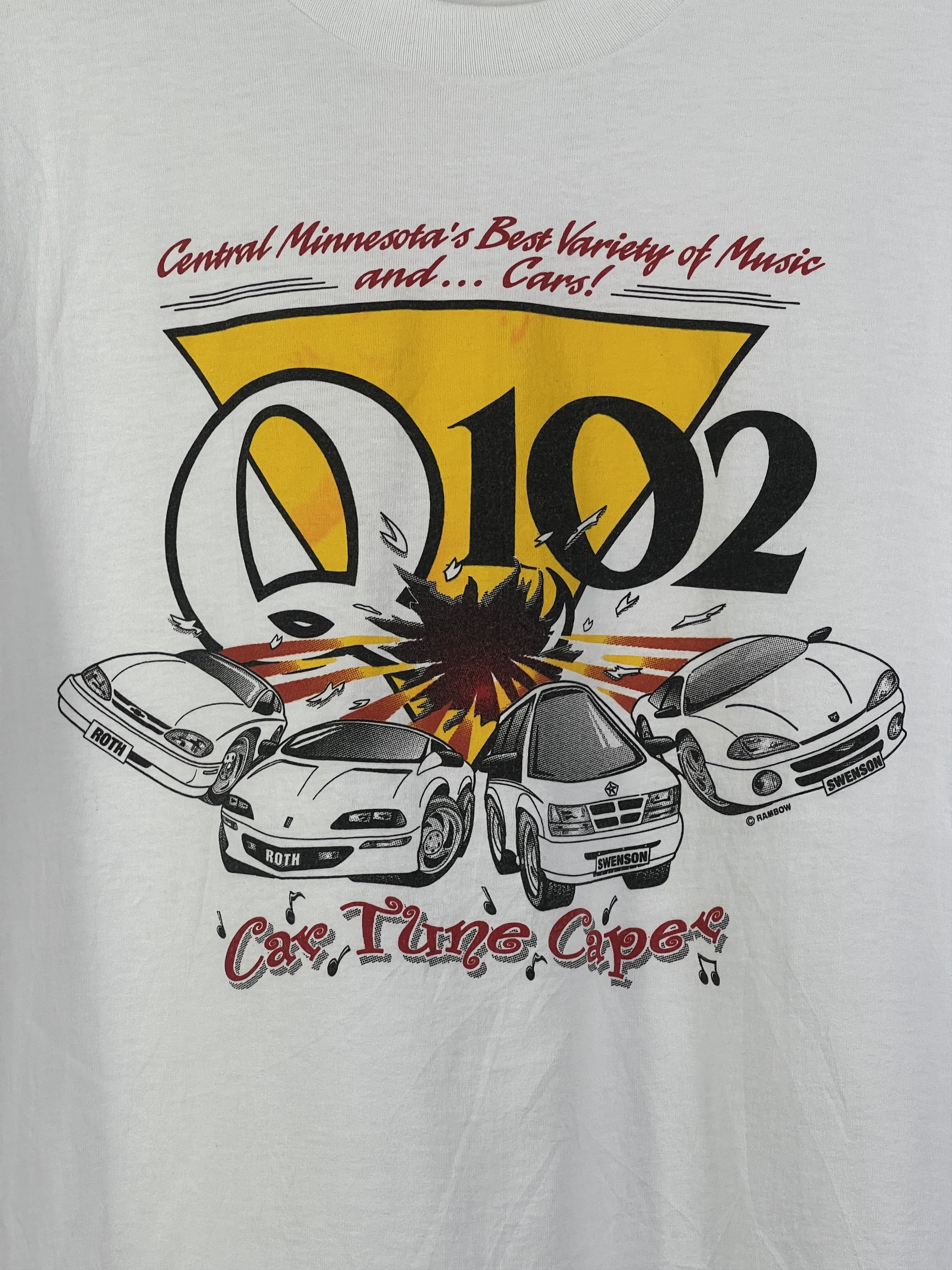 Vintage No.4968 Vintage 90s Car Tune Caper Graphic Tee Size US XL / EU 56 / 4 - 2 Thumbnail