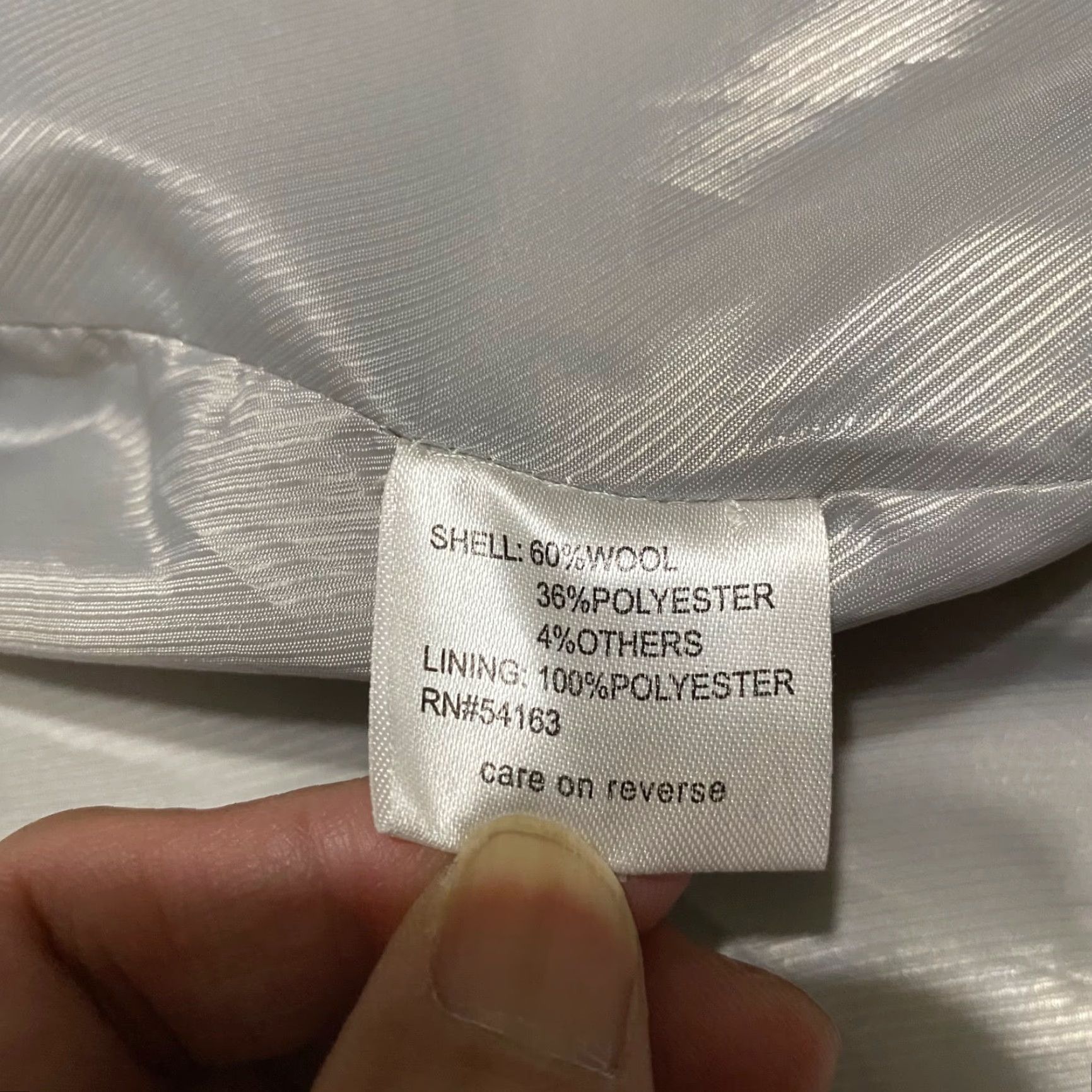 Calvin Klein Calvin Klein Womens sz 10 Coat Gray Wool Blend Double Breasted Button Up Size L / US 10 / IT 46 - 4 Thumbnail