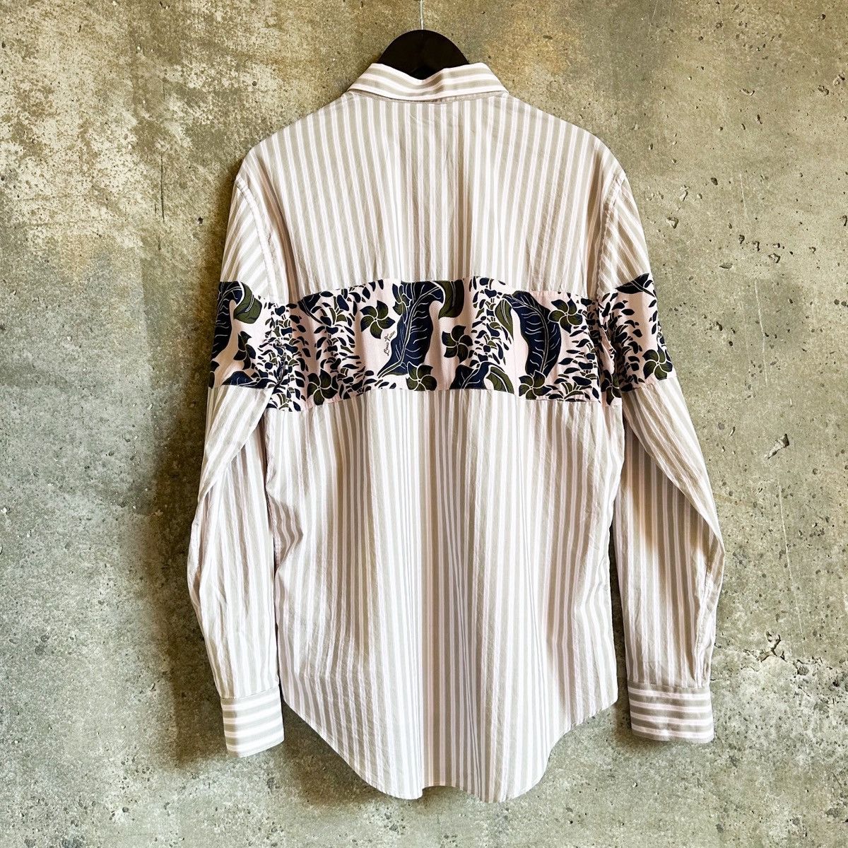 Louis Vuitton Louis Vuitton Striped Hawaiian Floral Printed Shirt Size US XL / EU 56 / 4 - 3 Thumbnail