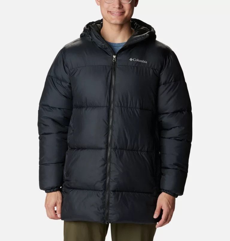 image of Columbia Puffect Puffer Parka Black Men's Size M