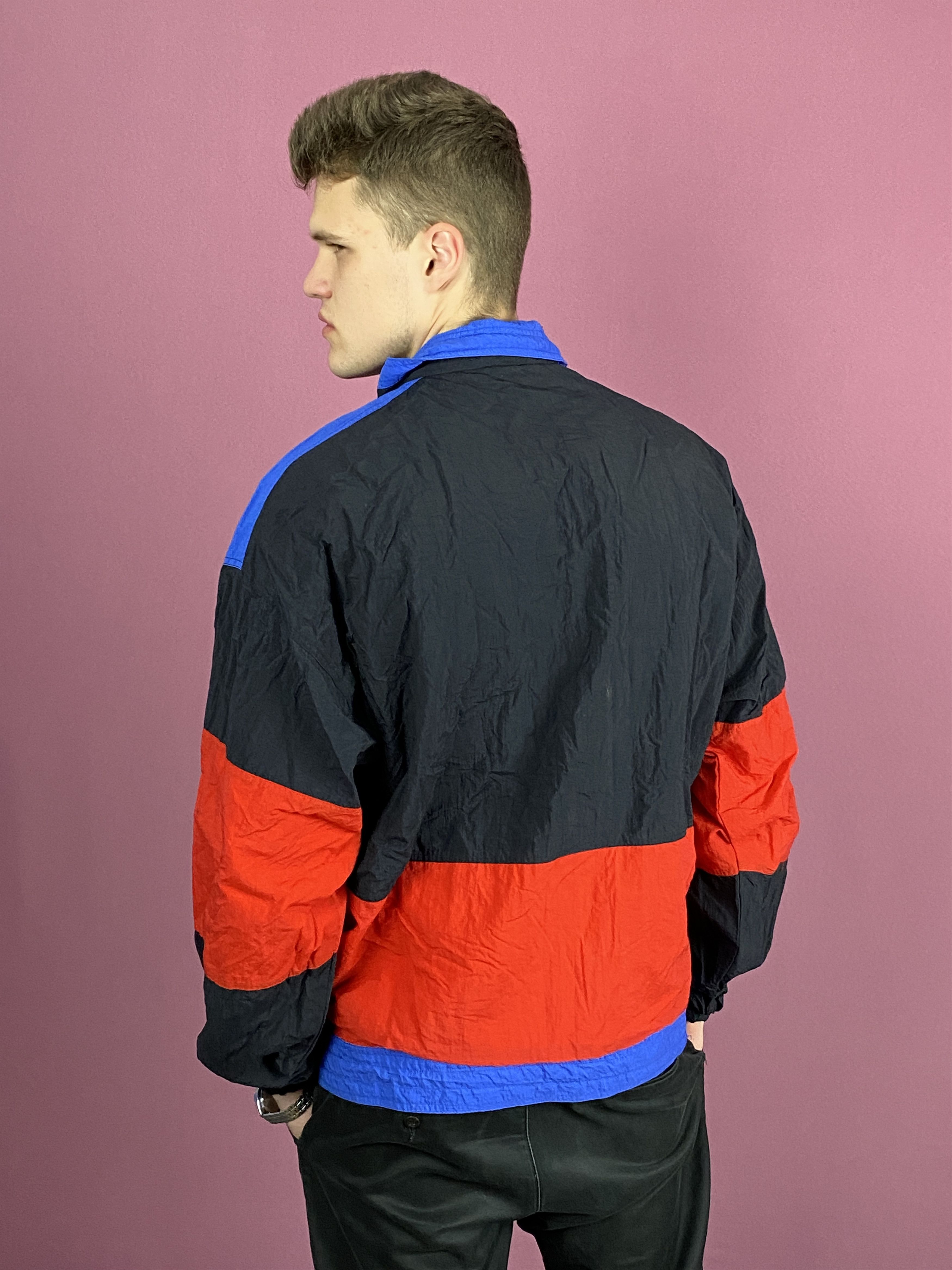 Vintage 90s Vintage Men's Windbreaker Jacket - XL Size US XL / EU 56 / 4 - 3 Thumbnail