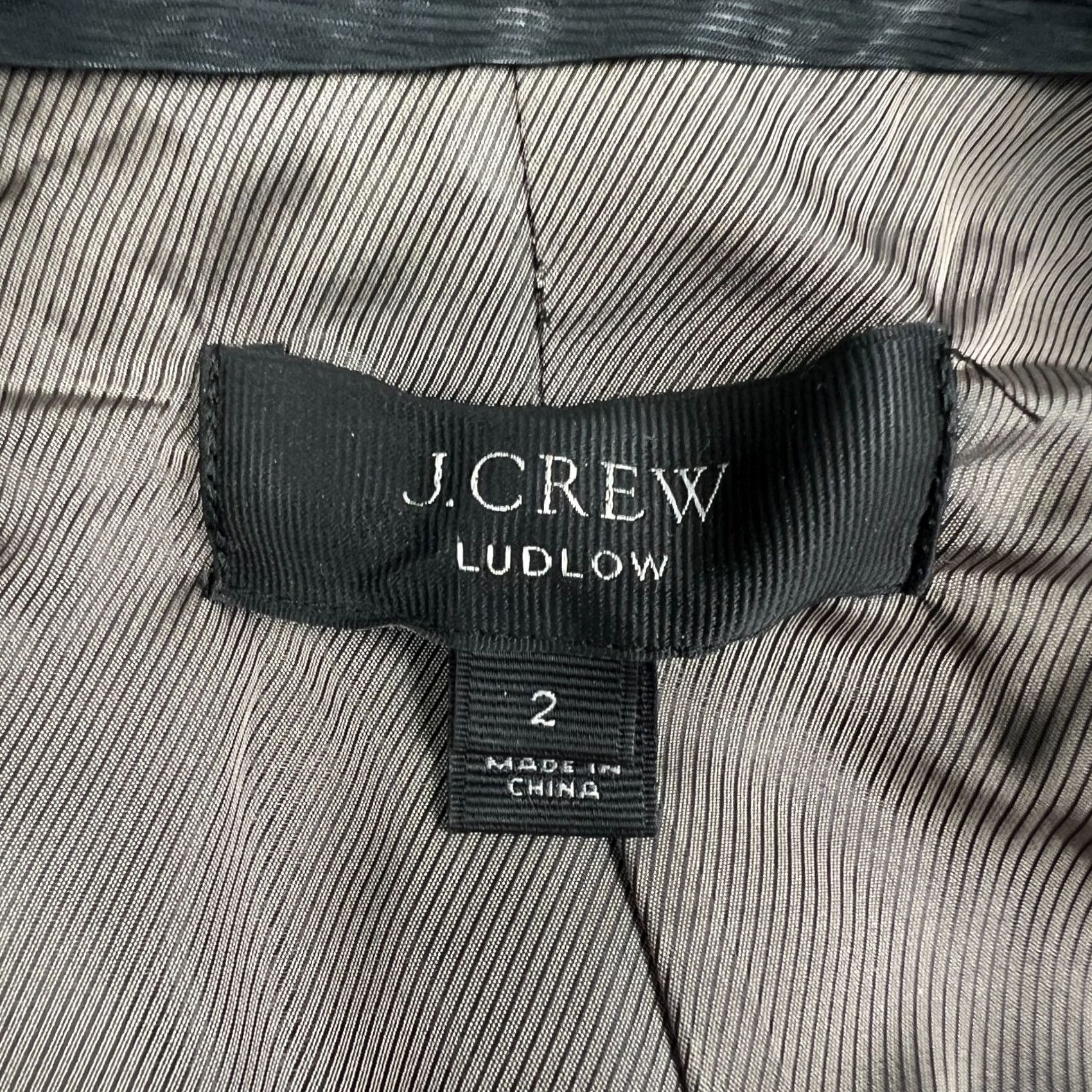 J.Crew J.CREW Ludlow Wool Blazer Sport Coat Womens 2 Black Suit Jacket Formal Business Size XS / US 0-2 / IT 36-38 - 4 Thumbnail