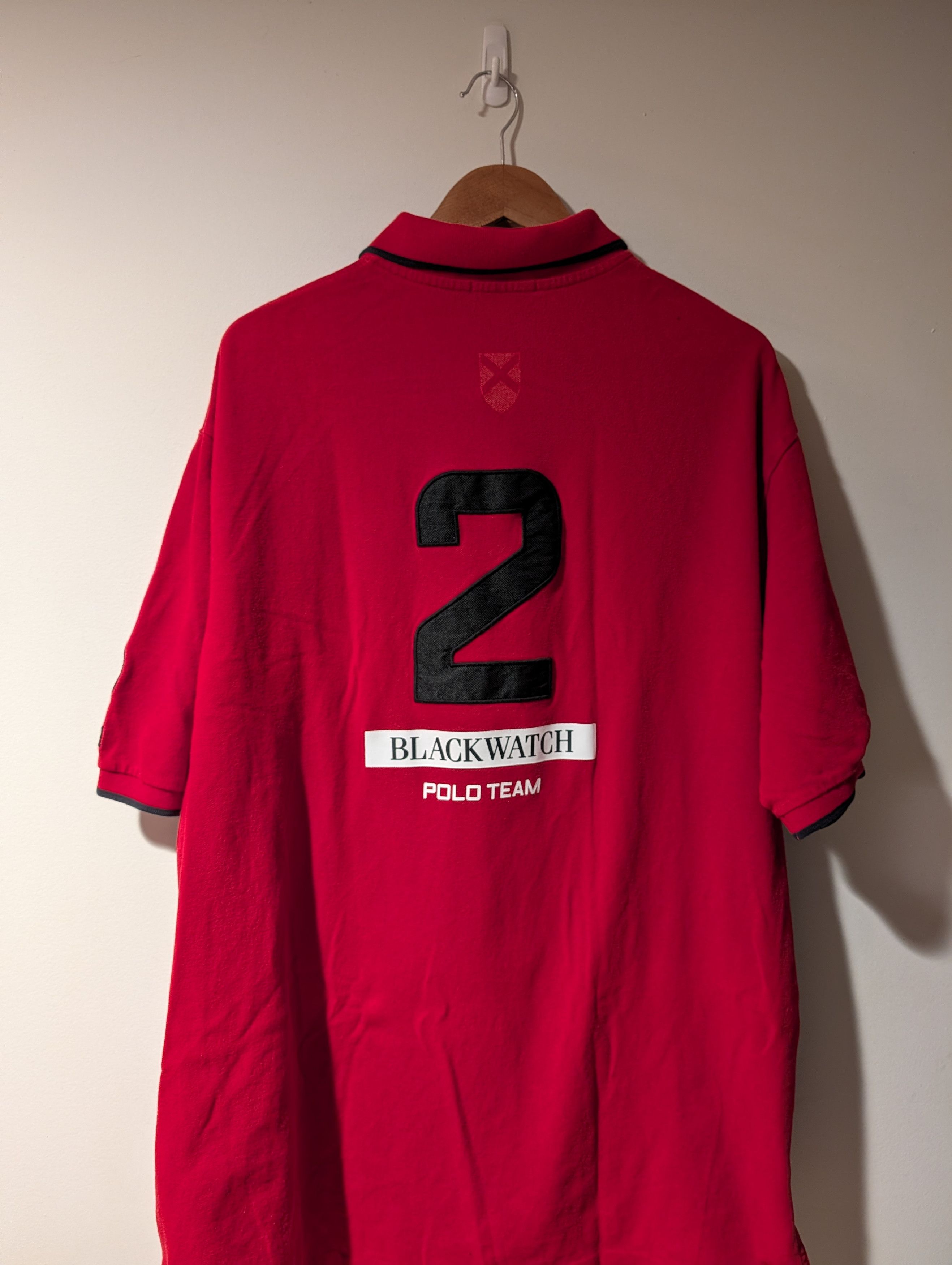 Polo Ralph Lauren Vintage Y2K Polo Ralph Lauren Black WatchTeam Rugby Shirt Size US XXL / EU 58 / 5 - 8 Thumbnail