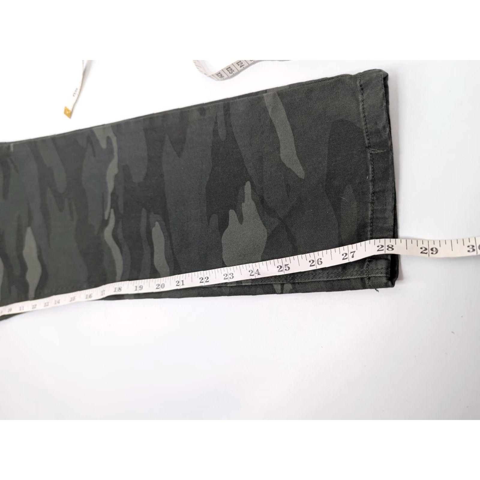Vintage Democracy Jeans Camouflage Stretch Ankle Pants 16 Women Olive Green 28in Inseam Size 38" / US 16 / IT 52 - 6 Thumbnail