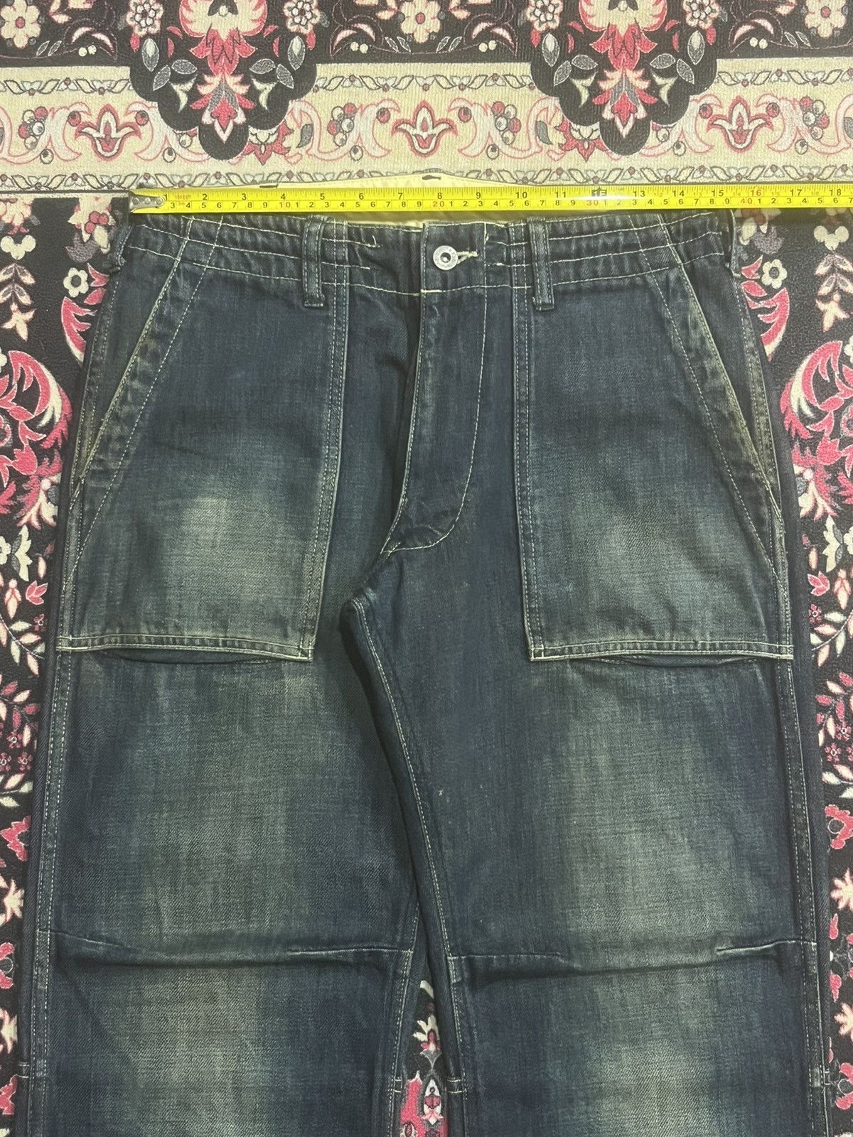 Japanese Brand Vintage Japanese Brand Raw-Tex Fatigue Jeans Pants Size US 30 / EU 46 - 10 Thumbnail