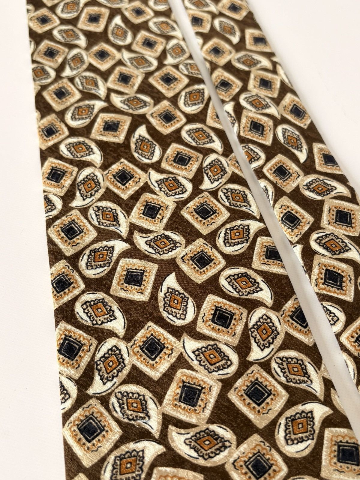 Ermenegildo Zegna ERMENEGILDO ZEGNA SILK NECKTIE PAISLEY TIE MADE IN ITALY Size ONE SIZE - 4 Thumbnail