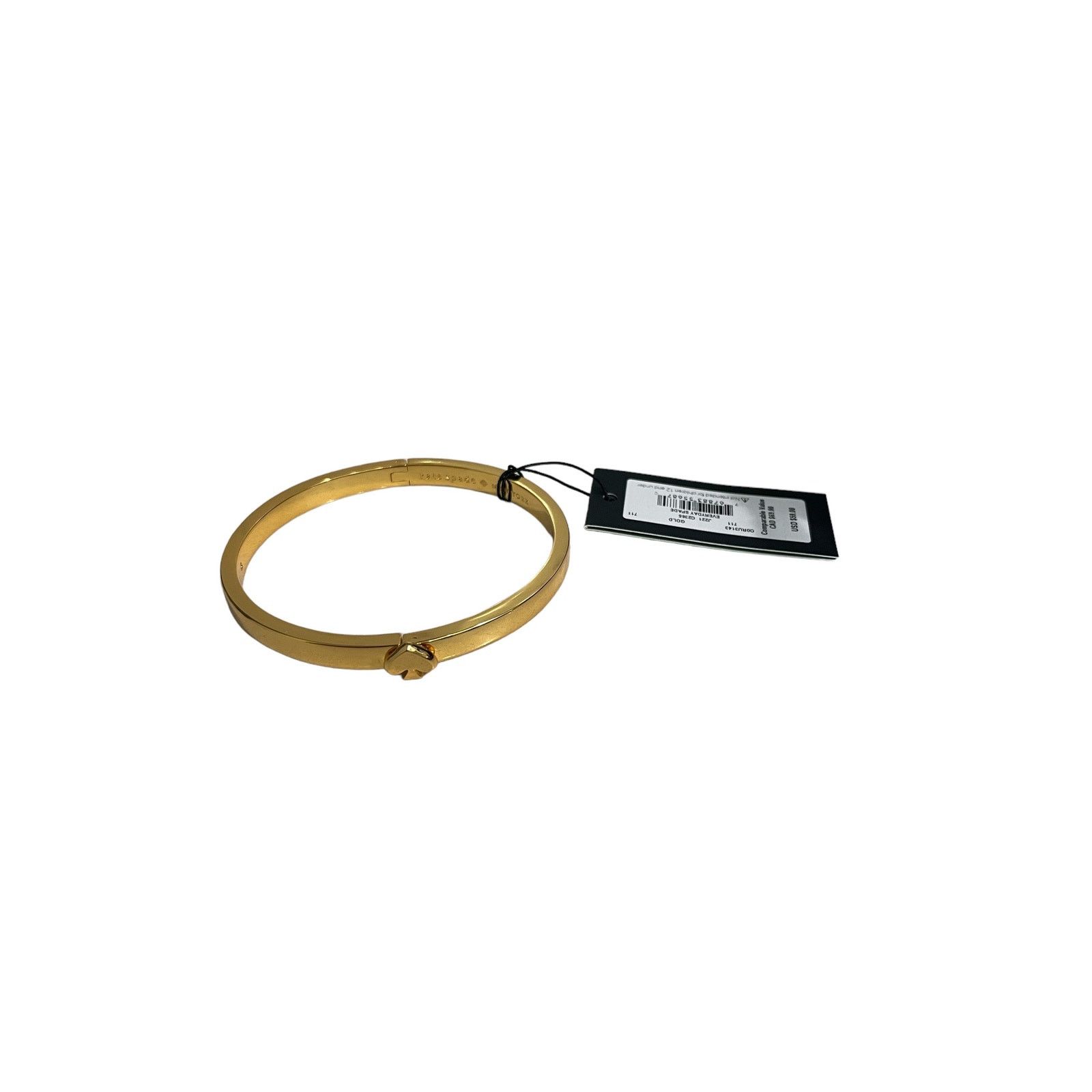Kate Spade Kate Spade Everyday Spade Bangle Gold Tone Bracelet New Size ONE SIZE - 2 Thumbnail