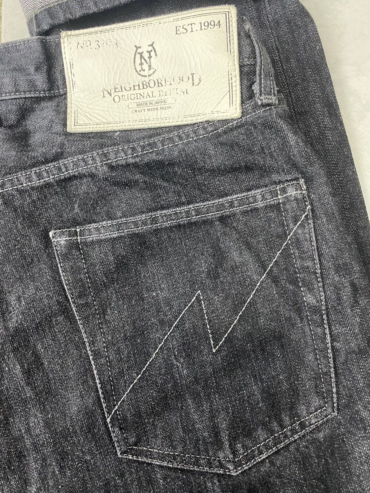 Neighborhood Neighborhood - 14oz Rigid Basic Denim selvedge pants Size US 34 / EU 50 - 5 Thumbnail