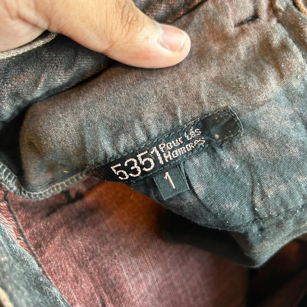 5351 POUR LES HOMMES Vintage 5351 Pour Les Hommes Rusty Flare Jeans Size US 30 / EU 46 - 9 Thumbnail