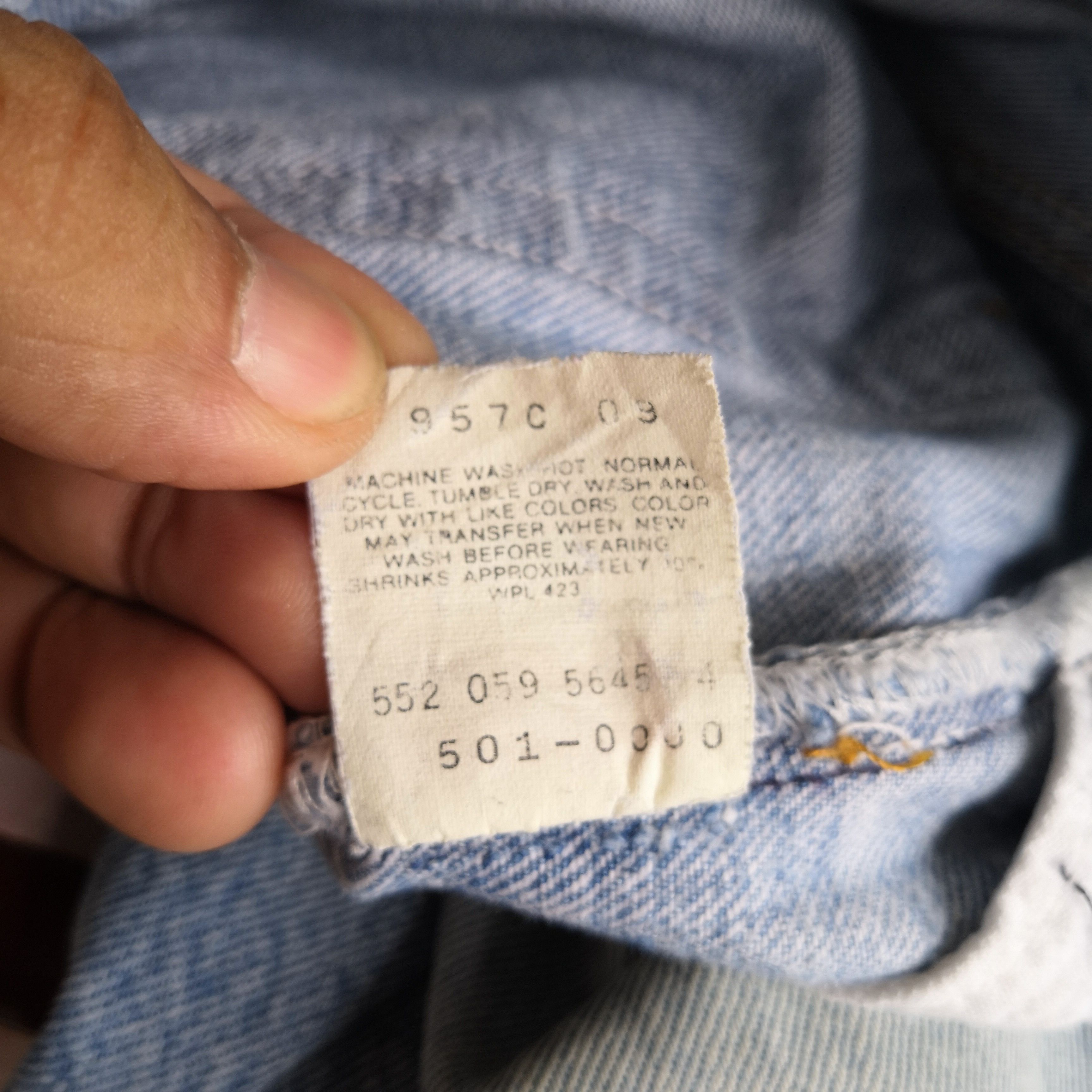 Levi's Vintage Levis 501 Distressed Jeans Levi's Faded Rusty Denim Size US 34 / EU 50 - 11 Thumbnail