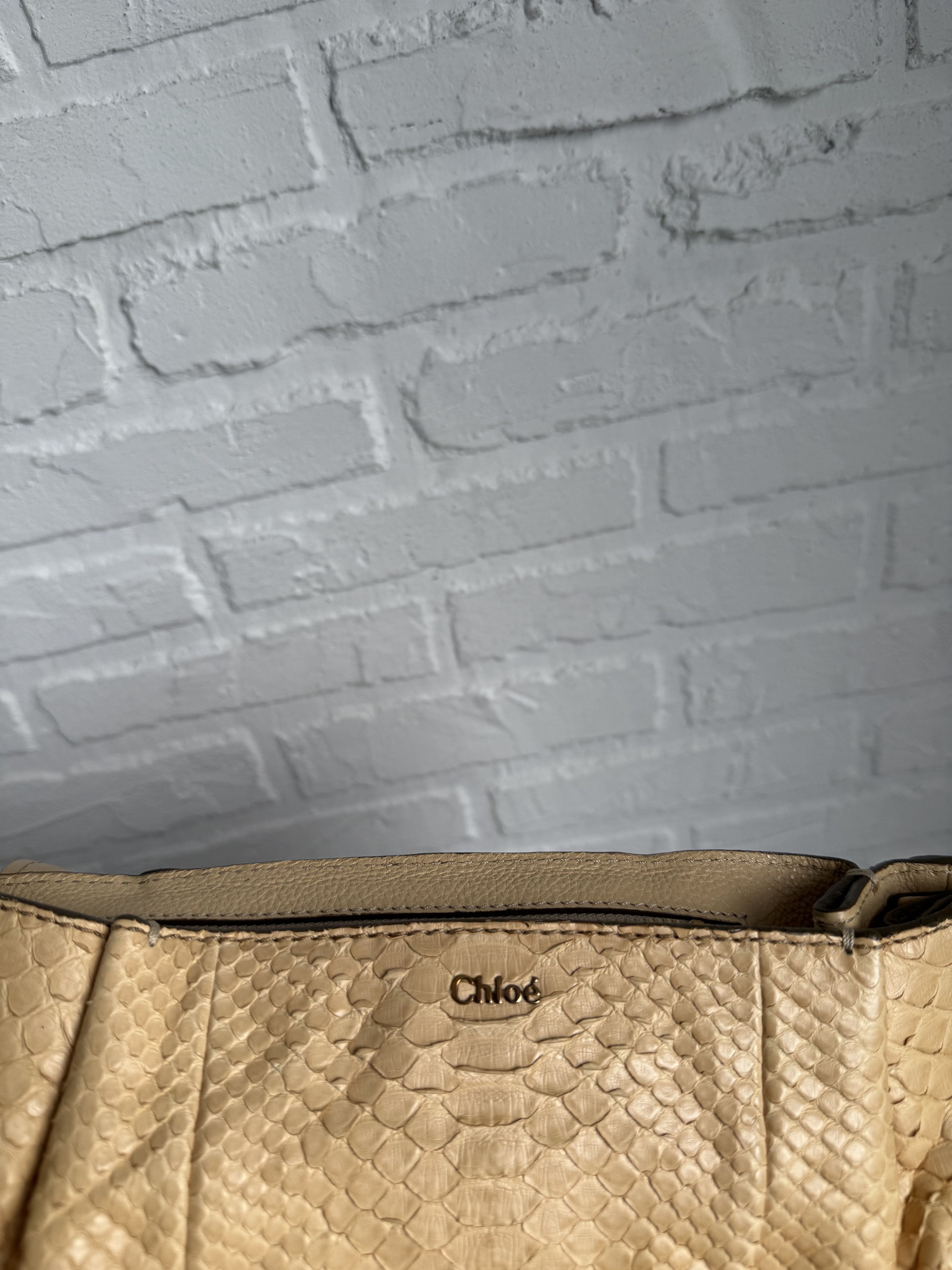 Chloe Chloe elsie python leather shoulder bag Size ONE SIZE - 12 Thumbnail