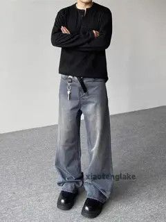 VIBE washed faded double knee carpenter cargo jeans Size US 30 / EU 46 - 4 Thumbnail