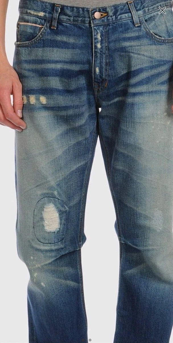 Designer SAHAJA DISTRESSED JEANS MADE IN USA Size US 32 / EU 48 - 20 Thumbnail