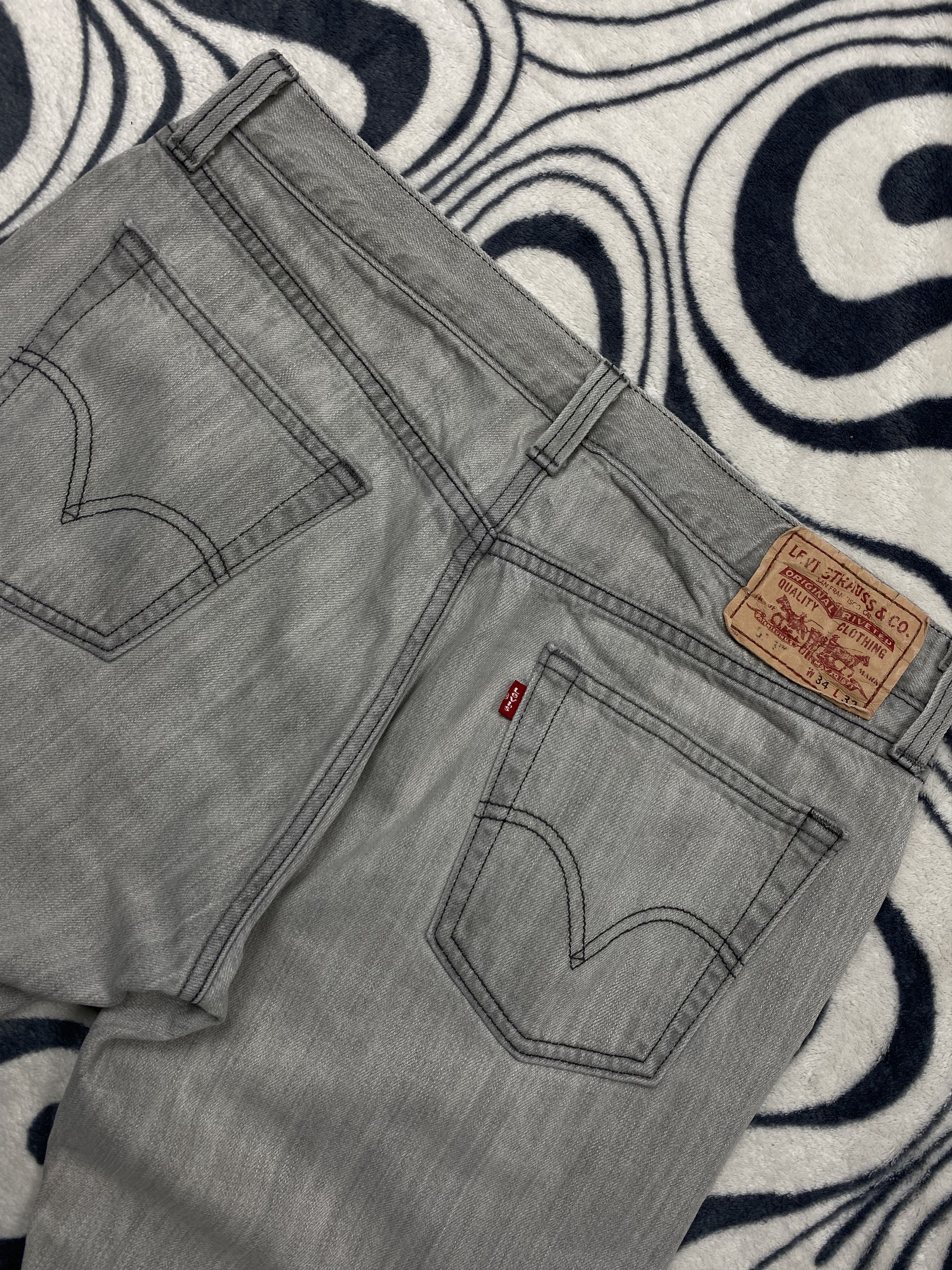 Levi's Levi's 514 Vintage Mens Denim Pants Jeans Size US 34 / EU 50 - 2 Thumbnail