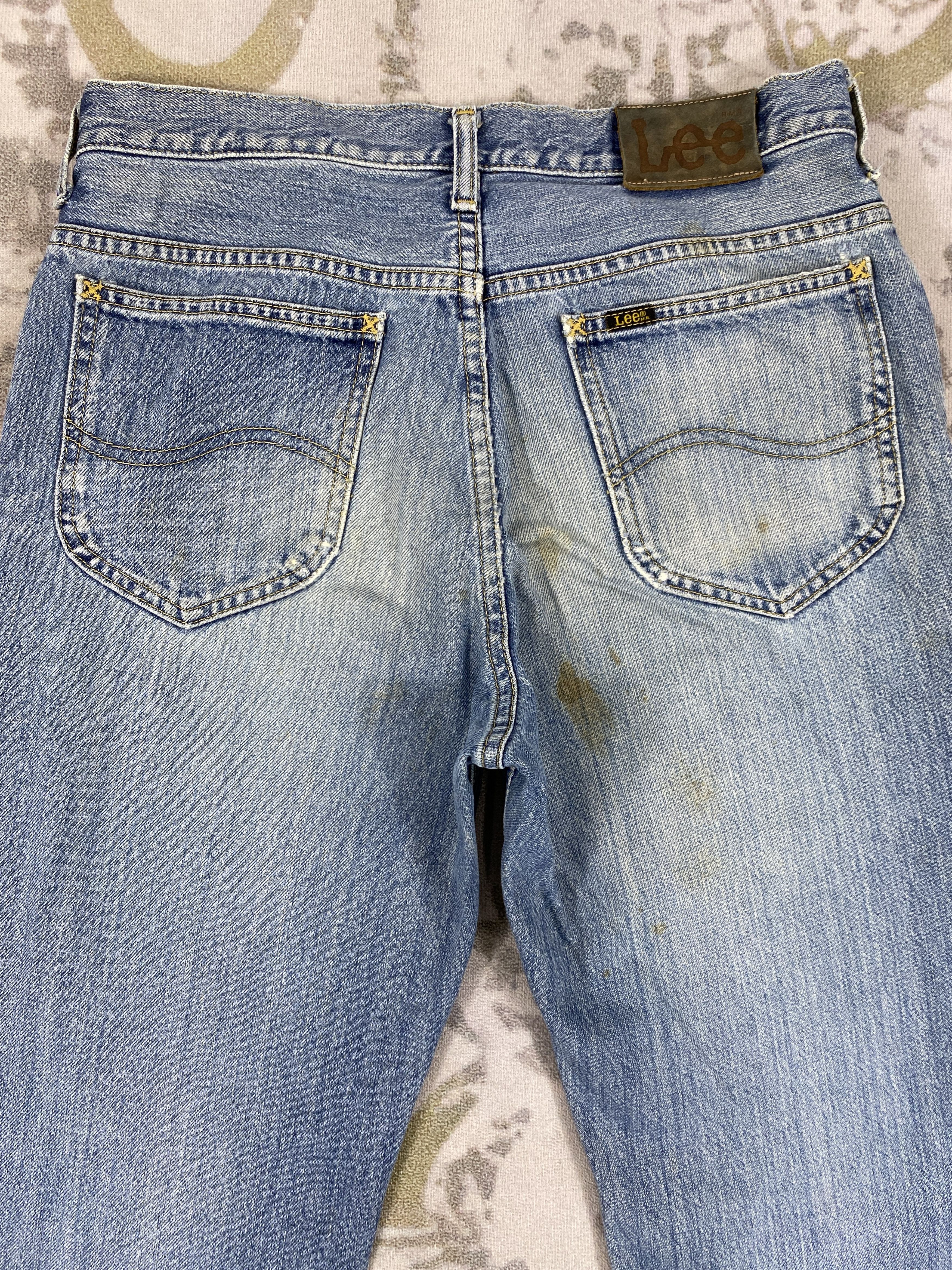 Japanese Brand Distressed Blue Vintage Lee Flare Jeans 30x32 Denim- JN3534 Size US 30 / EU 46 - 4 Thumbnail