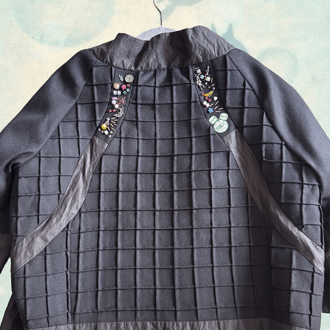 Custo Barcelona Archival Custo Barcelona Embellished Black Grid Jacket Size M / US 6-8 / IT 42-44 - 6 Thumbnail
