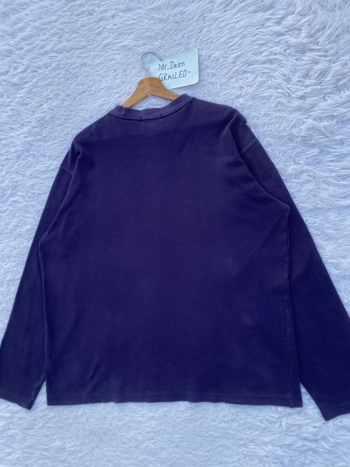 Yves Saint Laurent Rare Vintage Yves Saint Laurent Big Logo Longsleeve Shirt Size US L / EU 52-54 / 3 - 17 Thumbnail