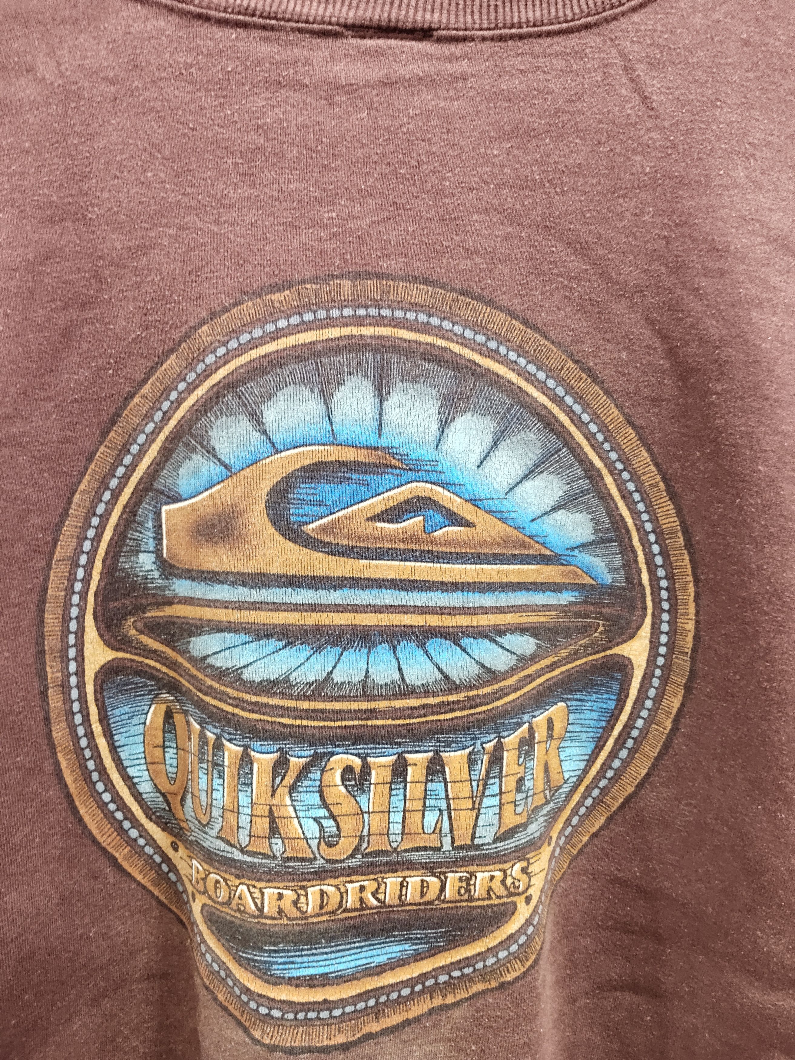 Quiksilver Vintage 90s Sunburn Quicksilver Big Logo Sweatshirt Size US XXL / EU 58 / 5 - 7 Thumbnail
