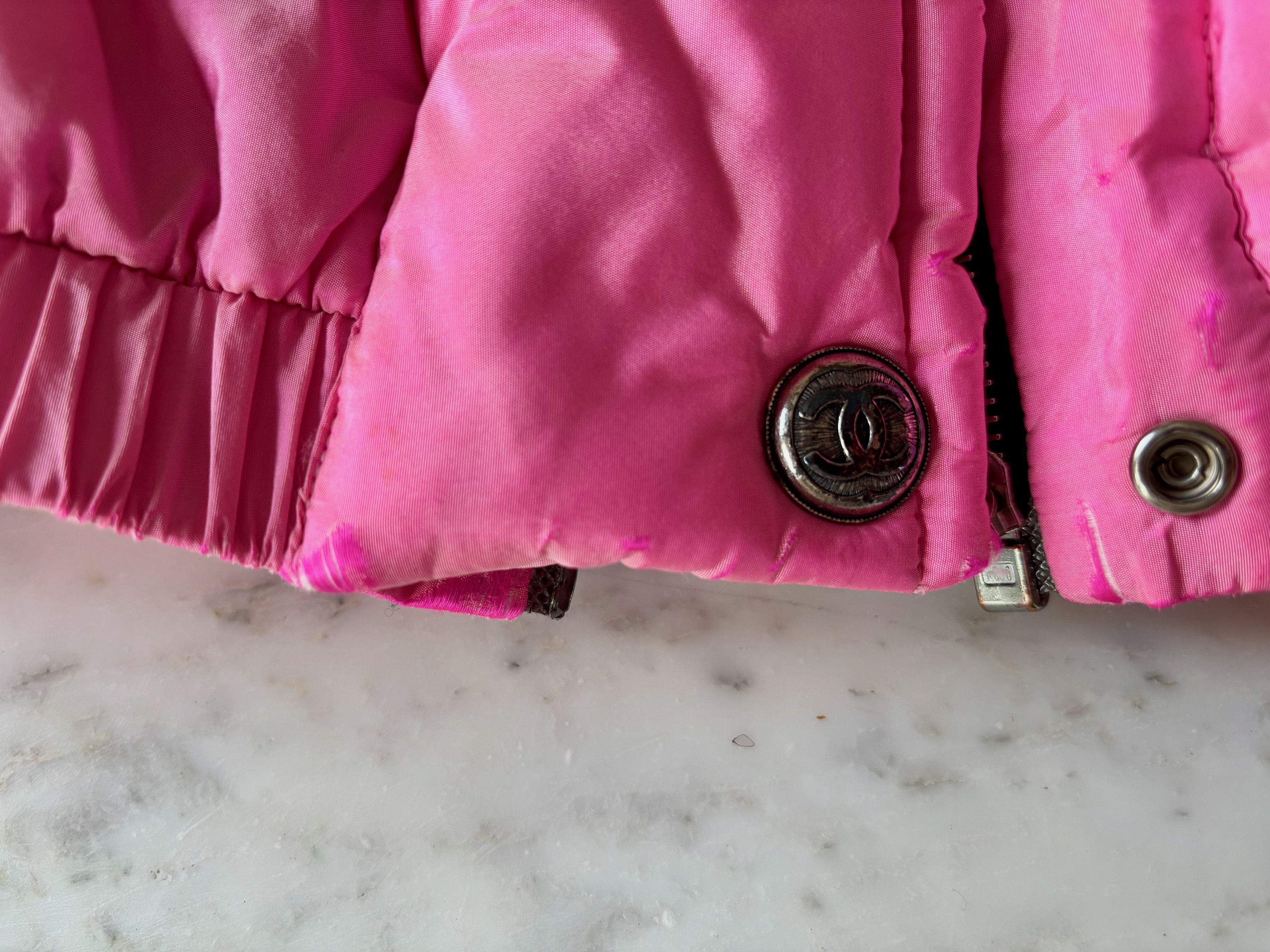 Chanel Chanel Fall 1996 silk puffer jacket Size XS / US 0-2 / IT 36-38 - 8 Thumbnail
