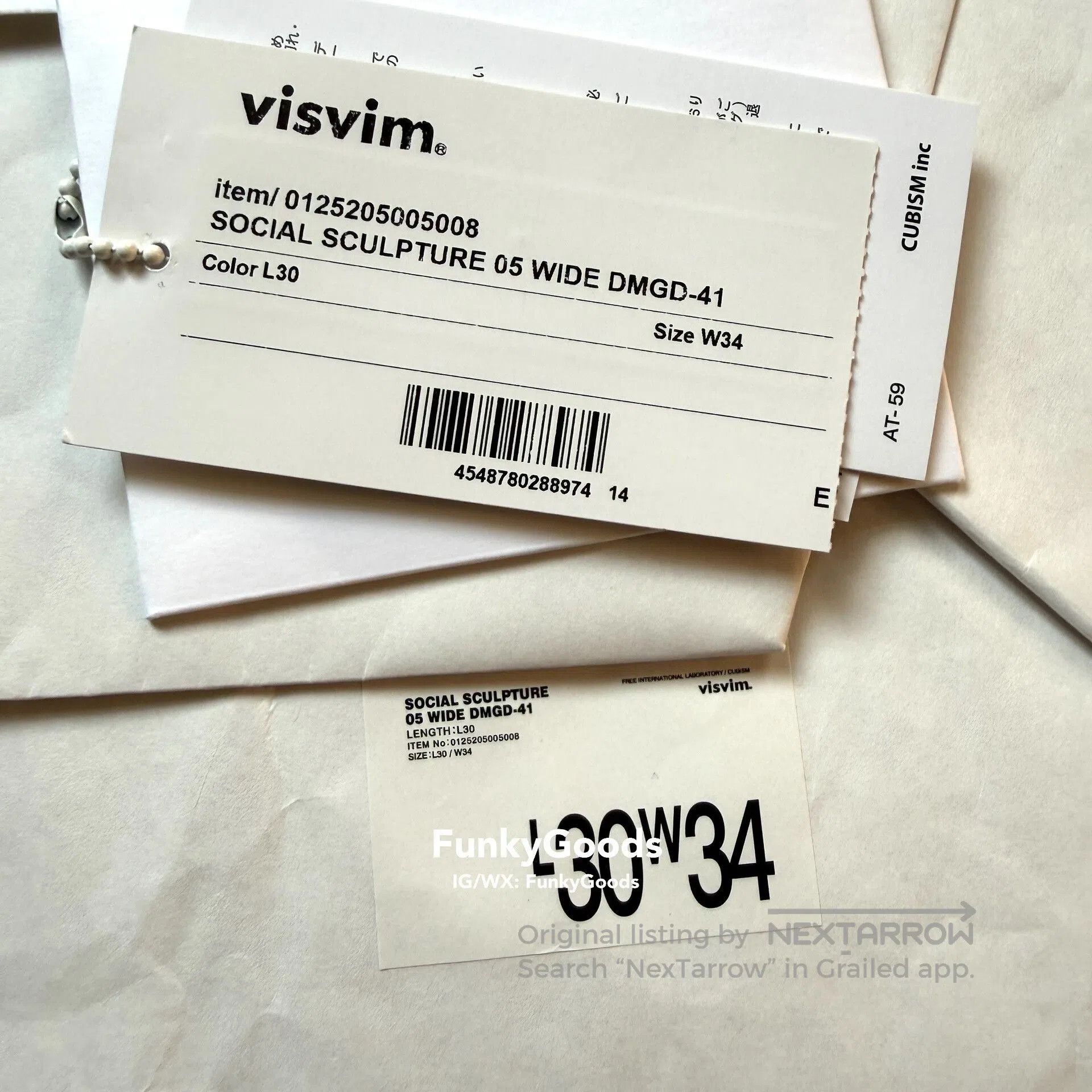 Visvim visvim wide damaged 41 denim pants. Size US 34 / EU 50 - 9 Thumbnail