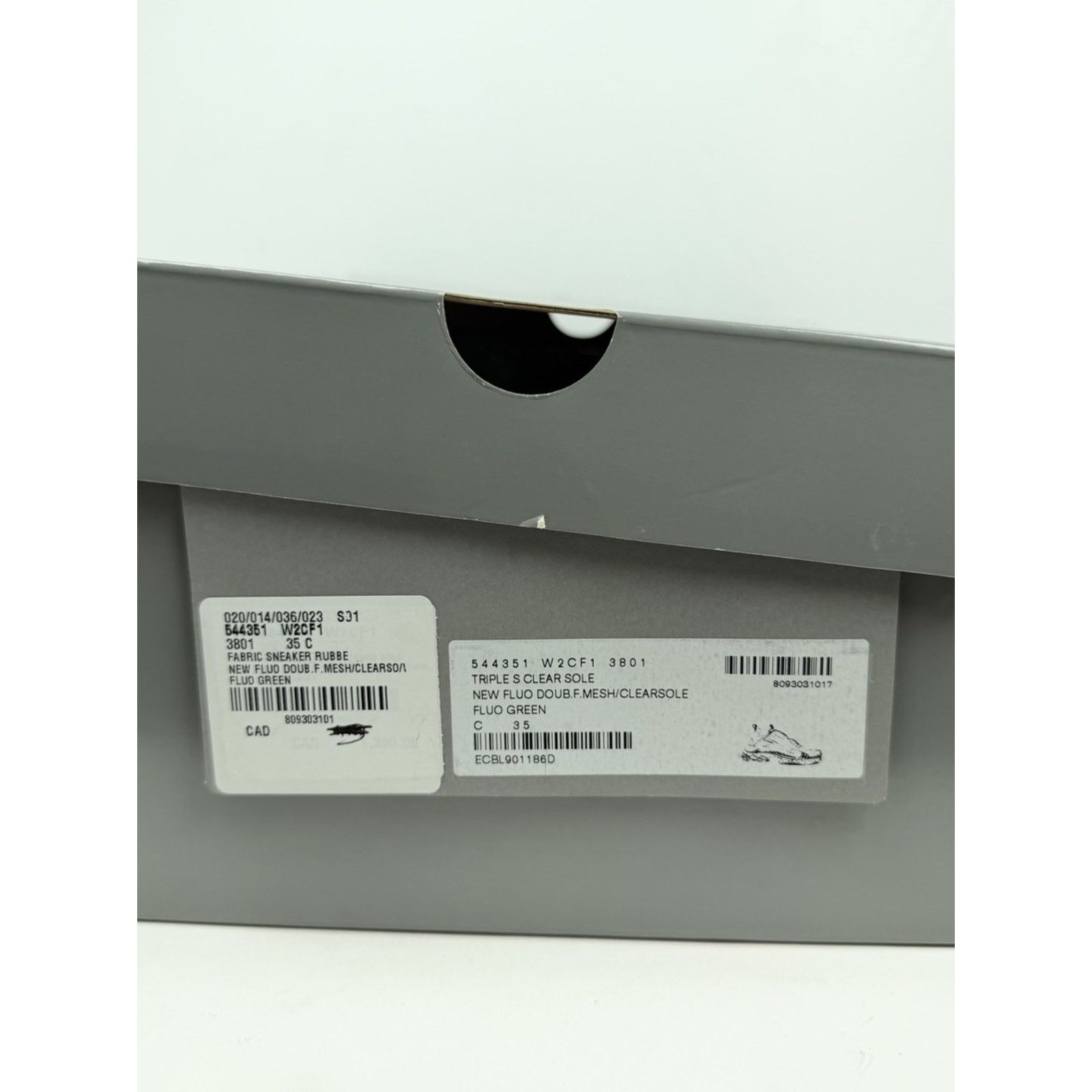 Balenciaga Size 35EU/5W - Balenciaga Triple S Fluo Green NEW Size US 5 / IT 35 - 10 Thumbnail