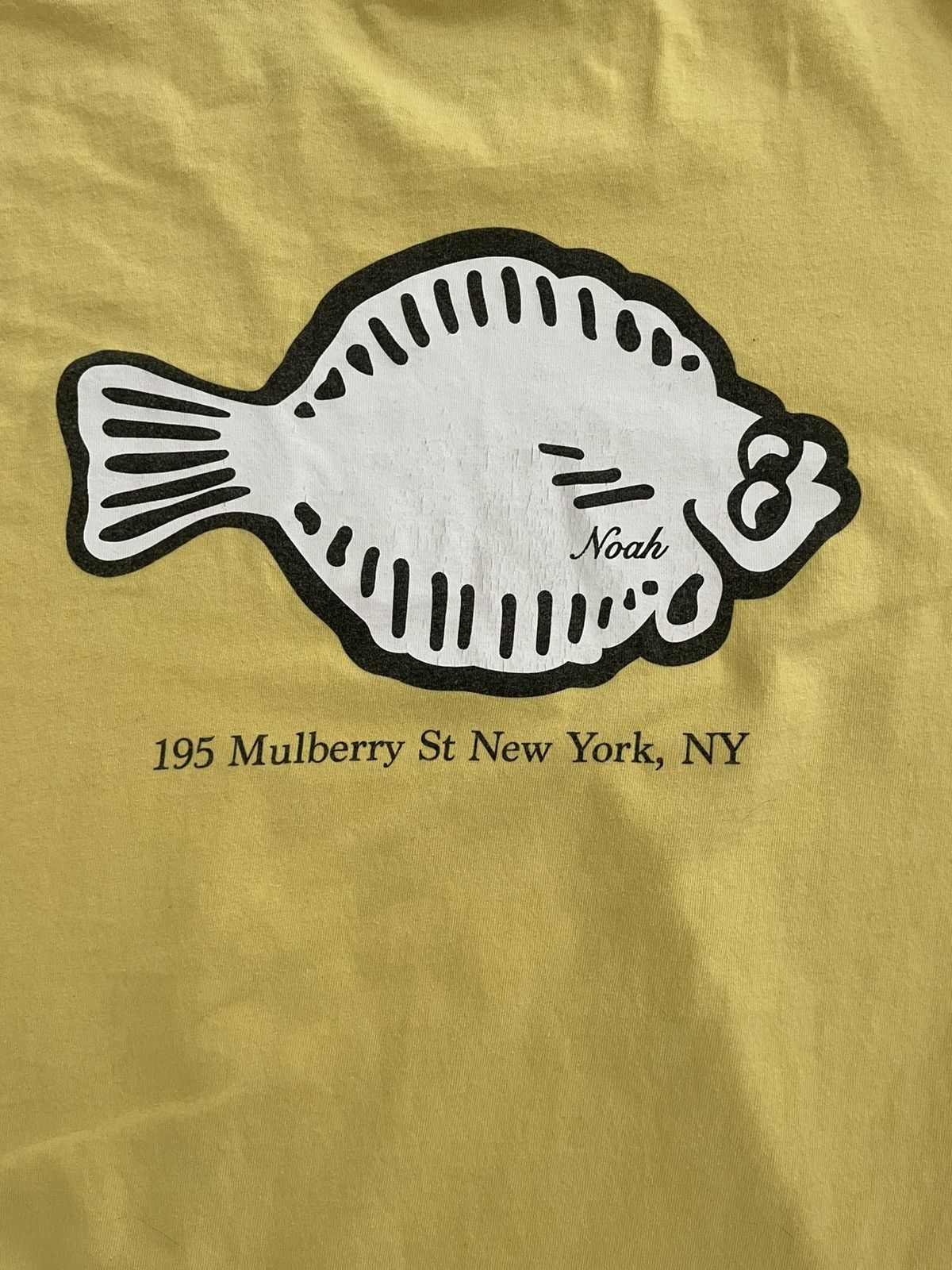 Noah Noah Yellow Fishy T Shirt (circa 2019 - Yellow Size US L / EU 52-54 / 3 - 5 Thumbnail