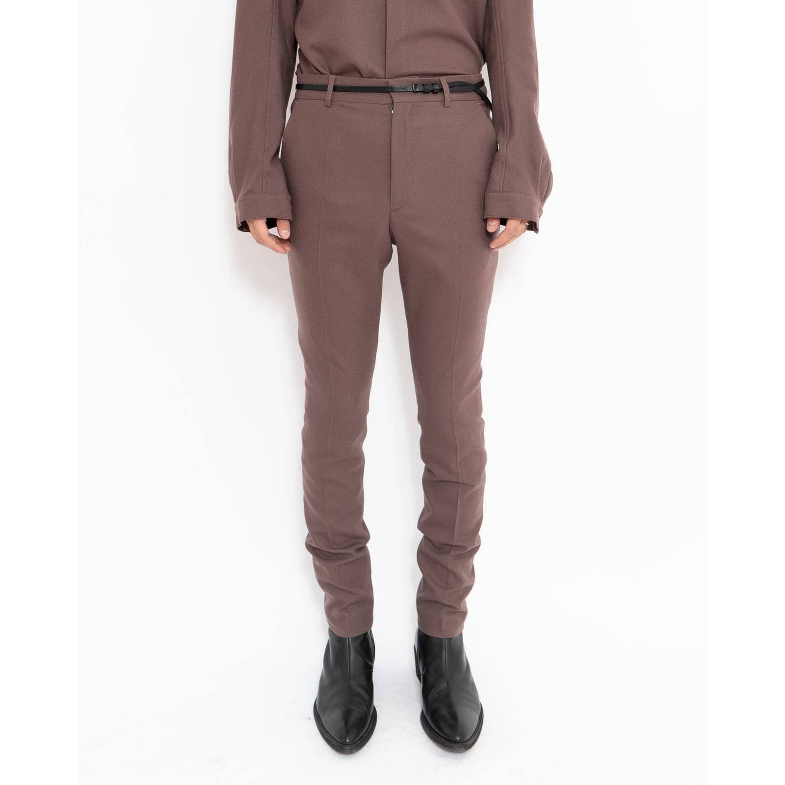 FW14 Calabria Dusty Rose Wool Trousers Sample