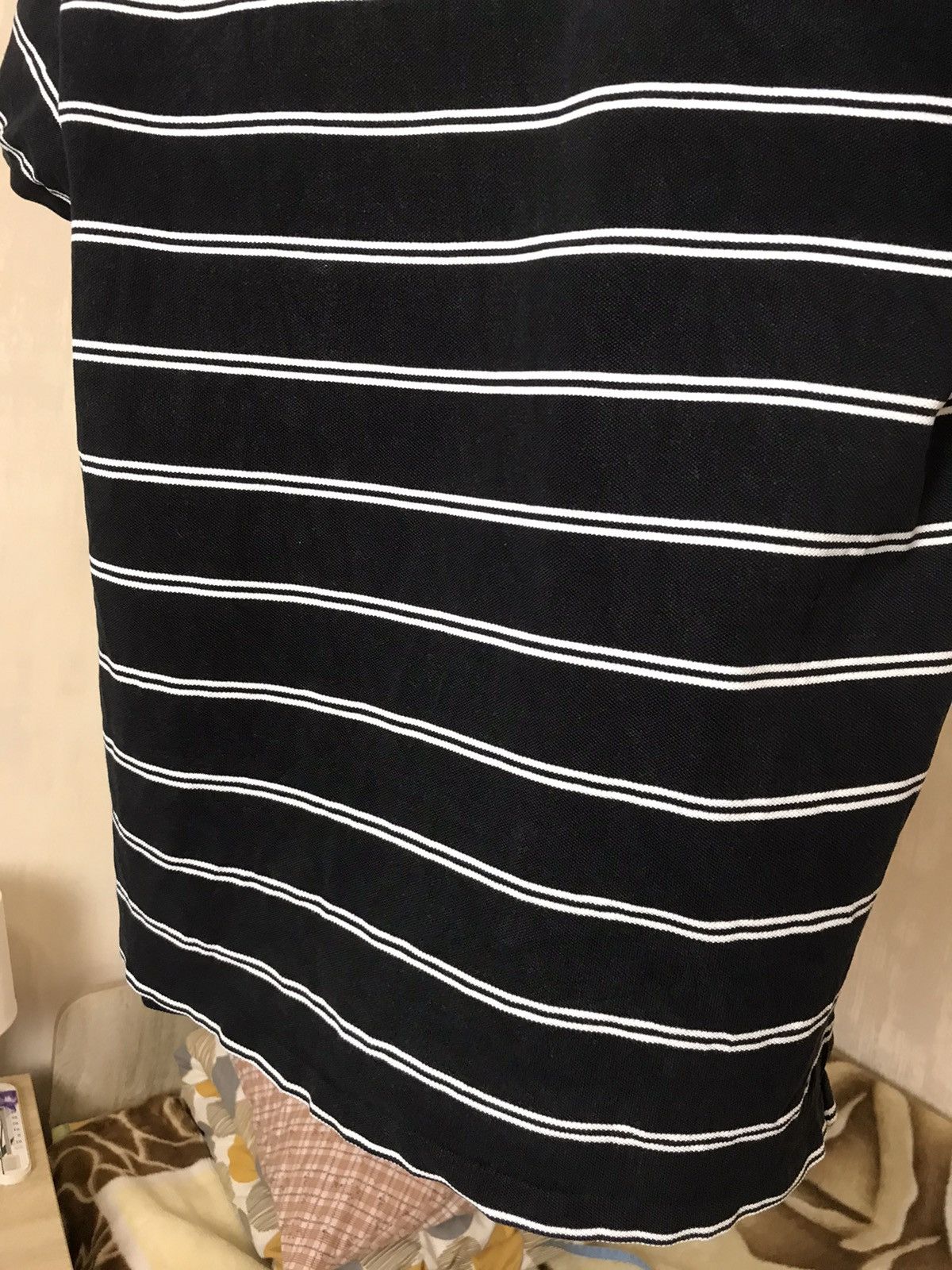Polo Ralph Lauren × Vintage 🖤 Vintage Ralph Lauren Chief Keef Faded Polo Striped Shirt 🔥 Size US XL / EU 56 / 4 - 13 Thumbnail
