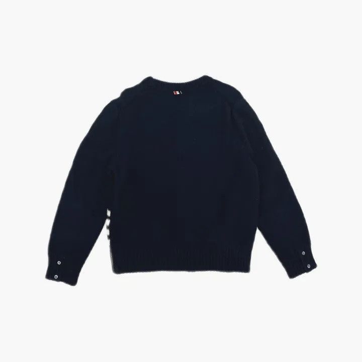 Other Thom Browne Navy Wool Crewneck Sweater -2507 Size US M / EU 48-50 / 2 - 2 Thumbnail