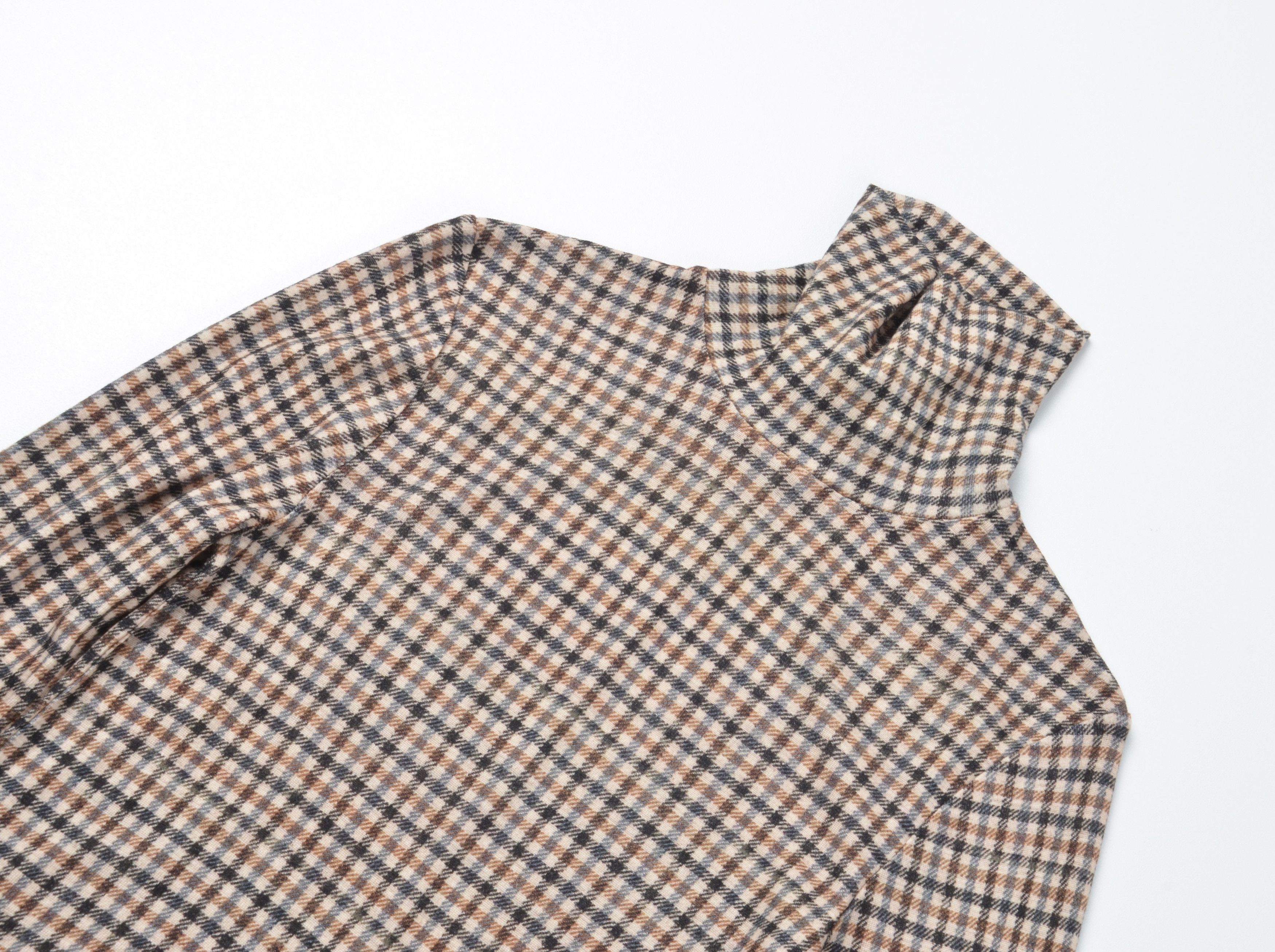 Cos Cos Houndstooth Slim Fit Turtleneck Wool Long Sleeve Top Size S / US 4 / IT 40 - 5 Thumbnail