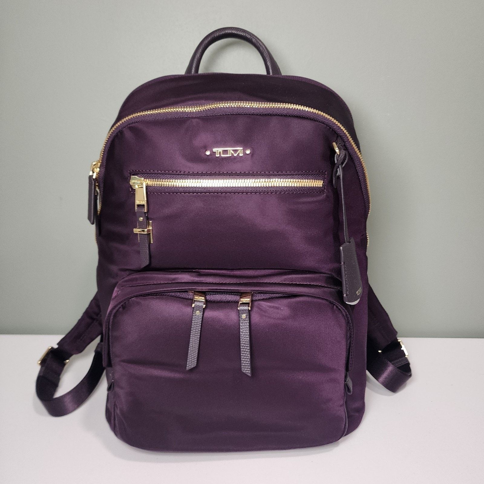 Tumi Tumi Voyageur HARRIET Laptop Backpack Black Berry Purple Size ONE SIZE - 1 Thumbnail
