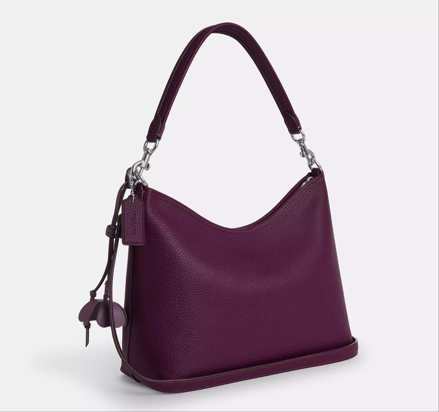 Coach Laurel Shoulder Bag With Flower Charm CCE35 Size ONE SIZE - 11 Thumbnail