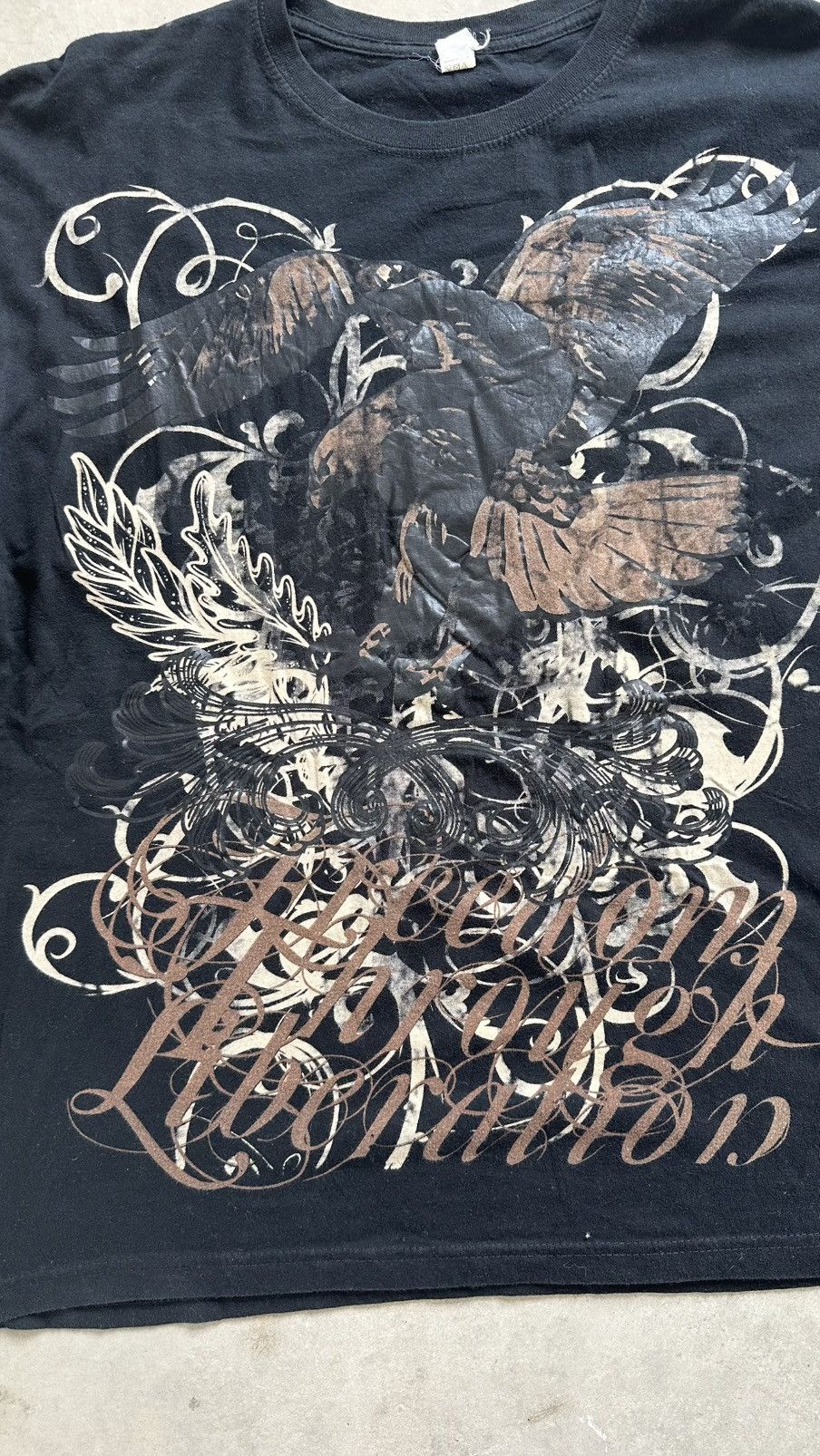 Other VINTAGE AFFLICTION FREEDOM THROUGH LIBERATION TEE Size US L / EU 52-54 / 3 - 2 Thumbnail