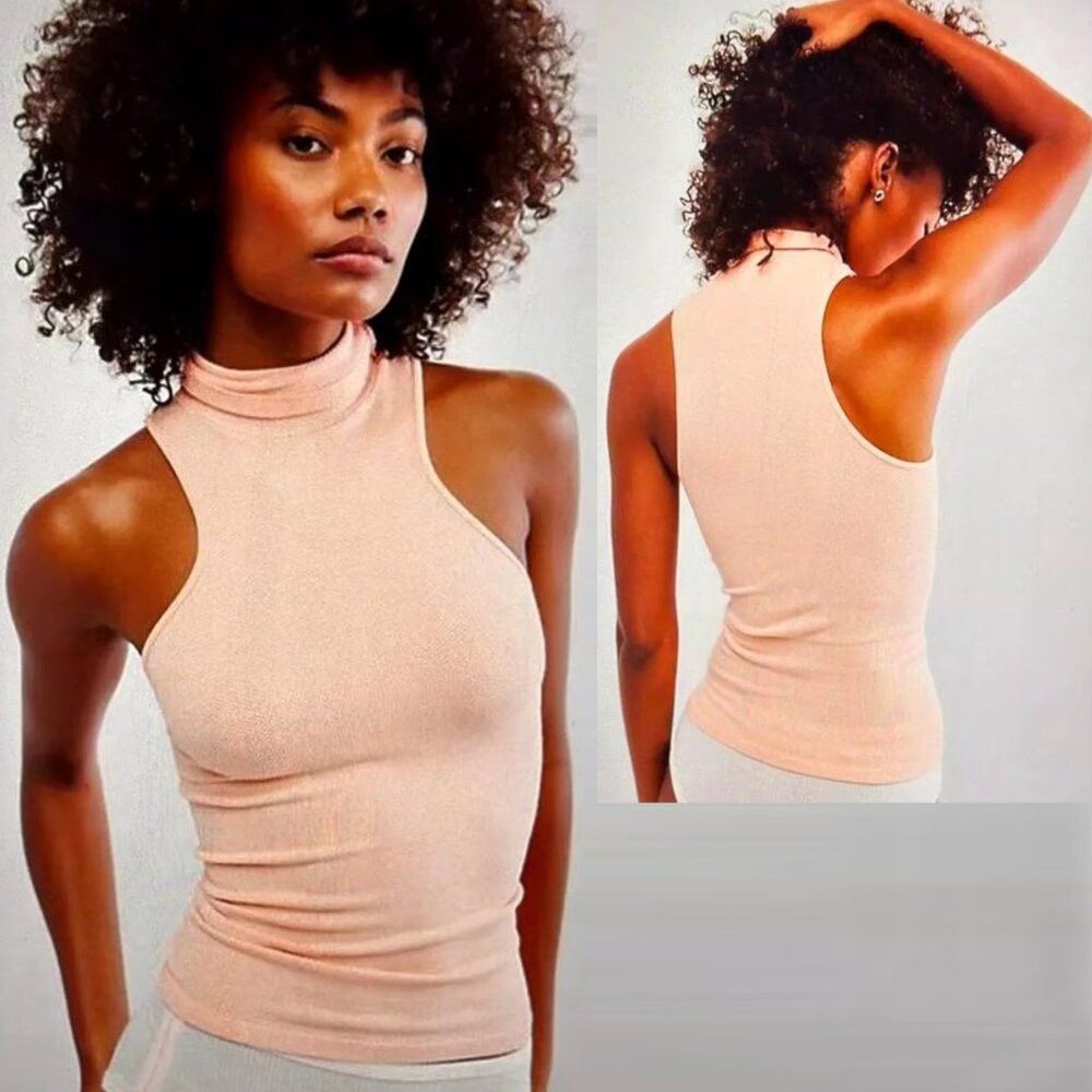Free People New Free People Always Ready Seamless Turtleneck Tank Size Size XS / US 0-2 / IT 36-38 - 1 Thumbnail