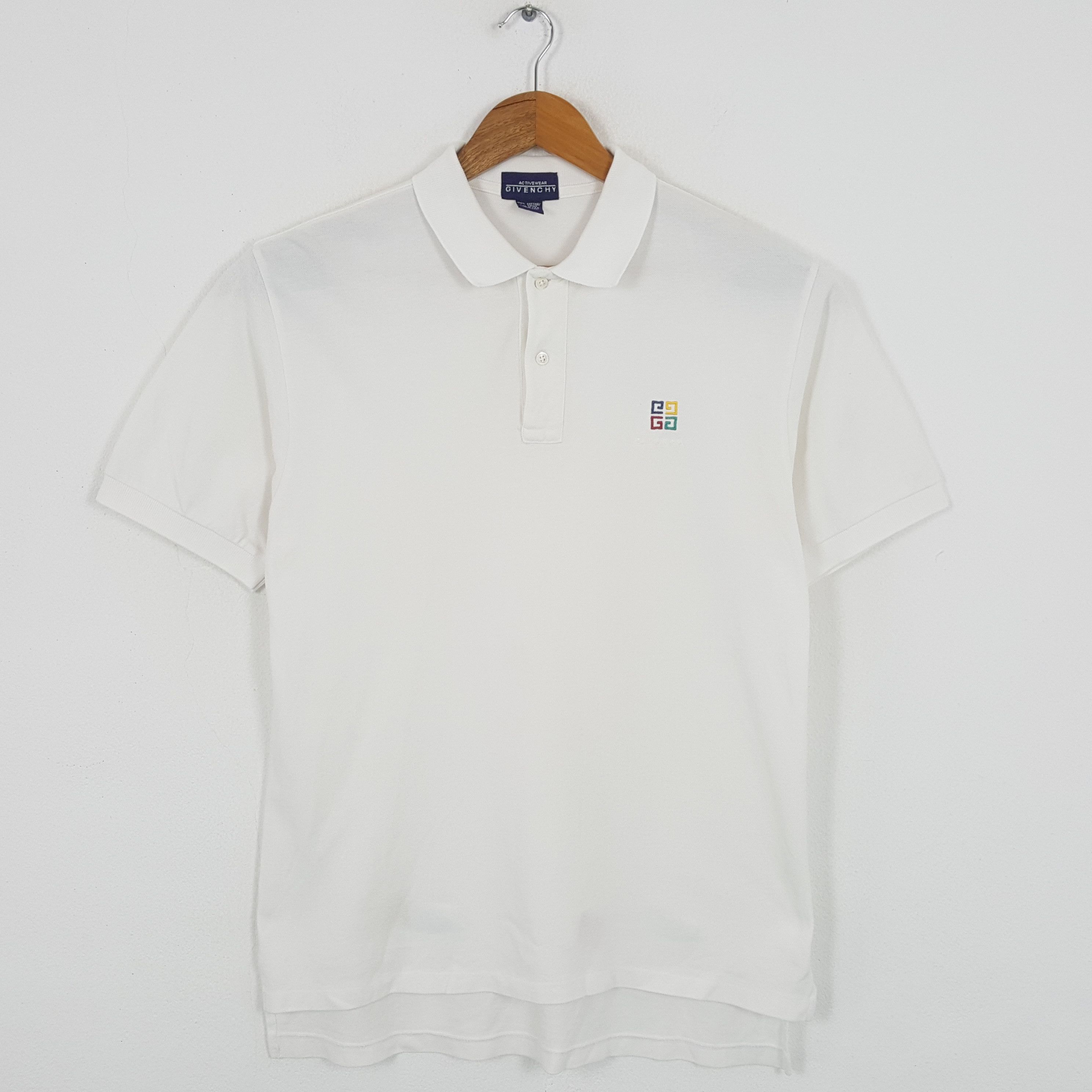 Givenchy × Vintage Vintage GIVENCHY Italian Brand White Polos Shirt Size US L / EU 52-54 / 3 - 1 Thumbnail